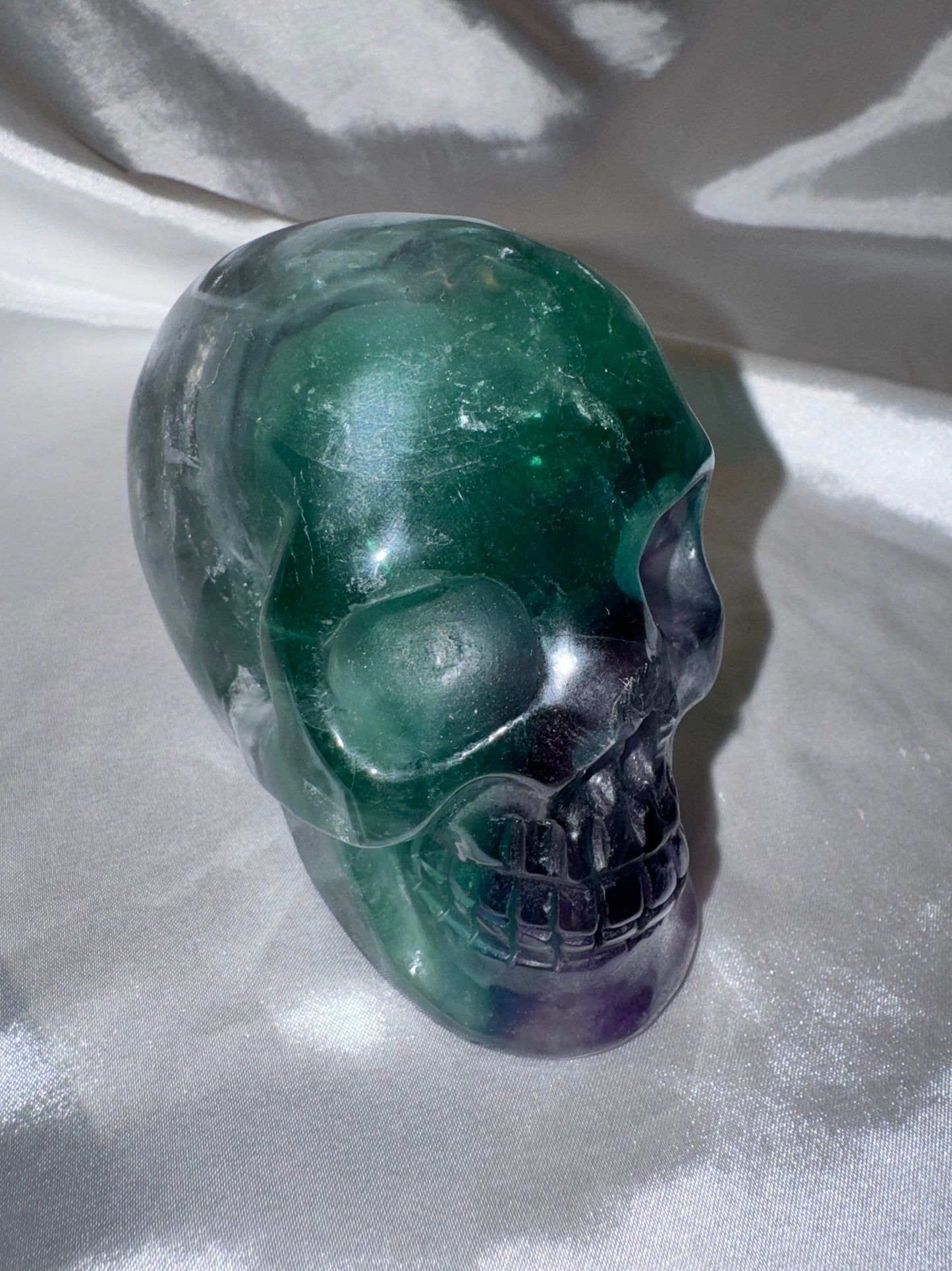 Fluorite AAA XL Imperfect Skull