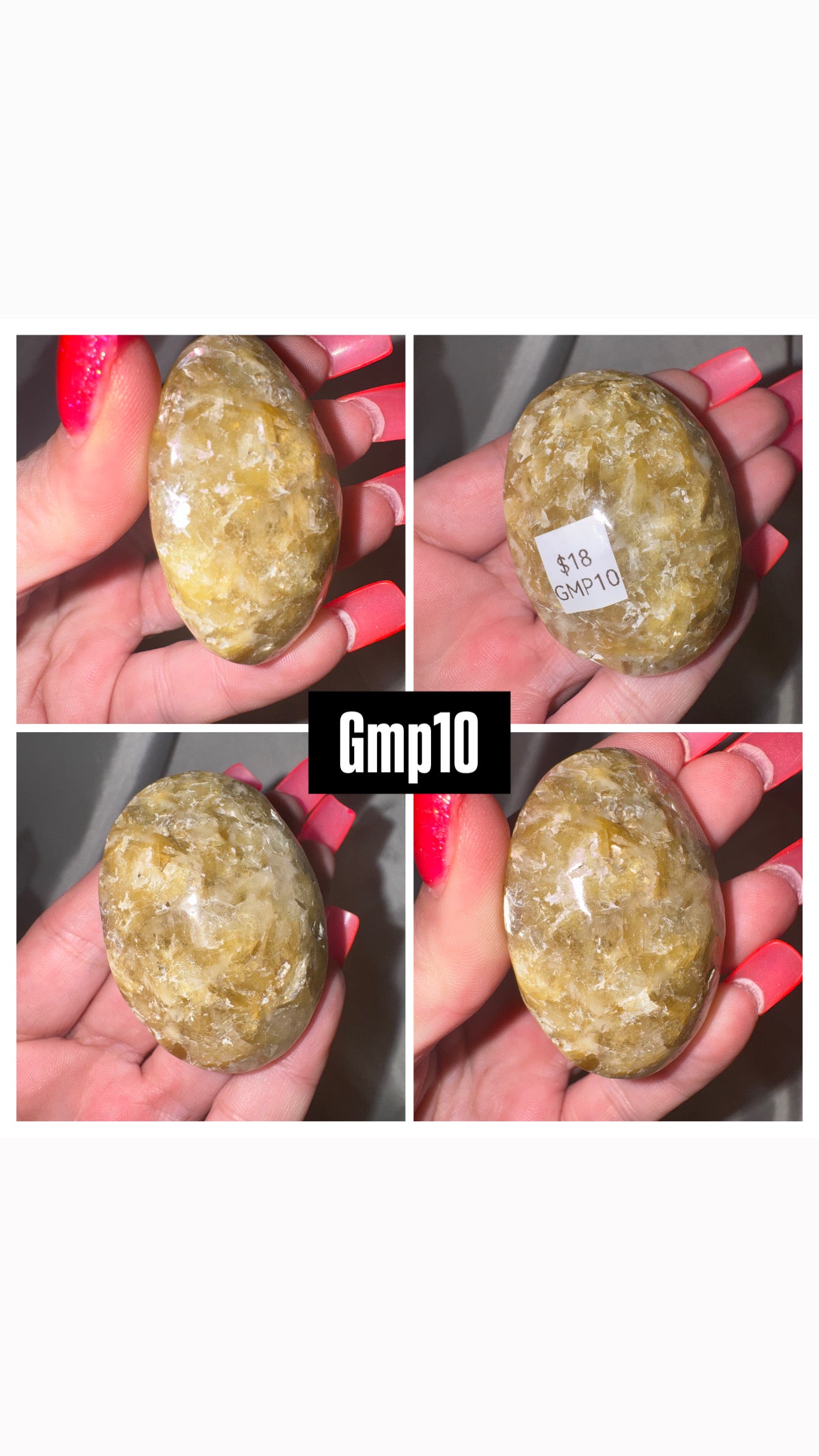 Golden Mica Muscovite Palmstone