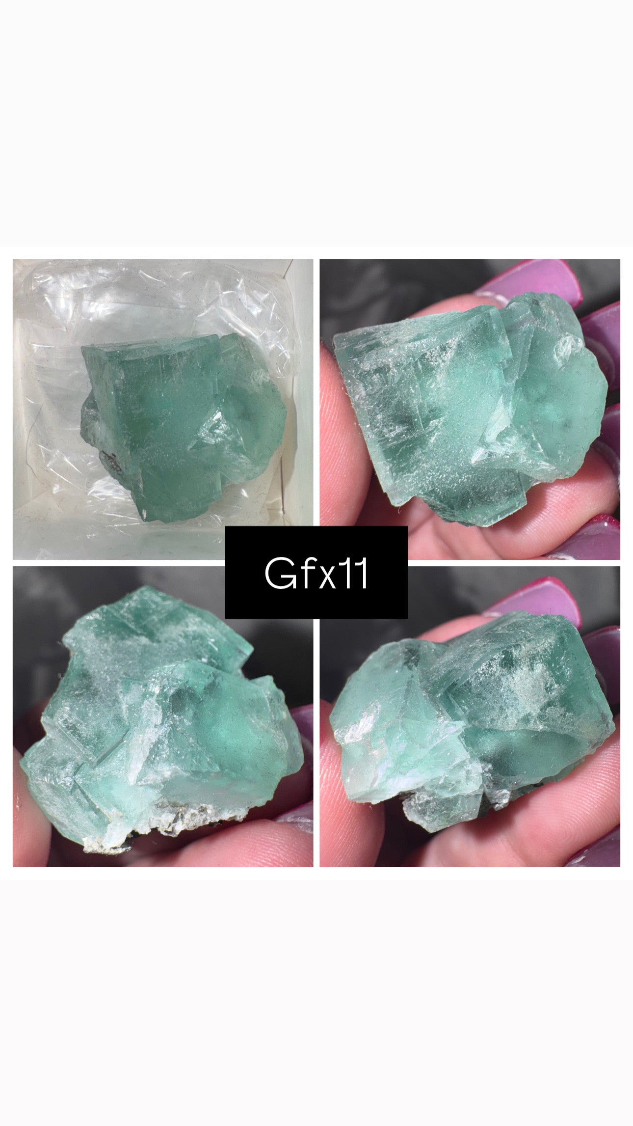 Green Cubic Fluorite Specimen