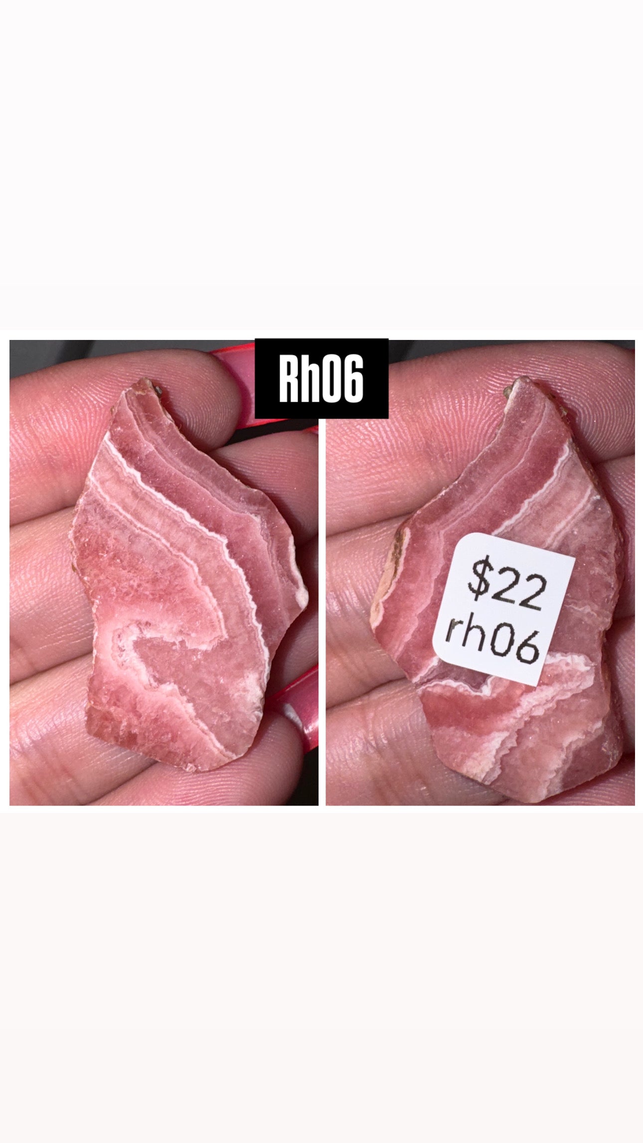 Rhodochrosite AAA Slab