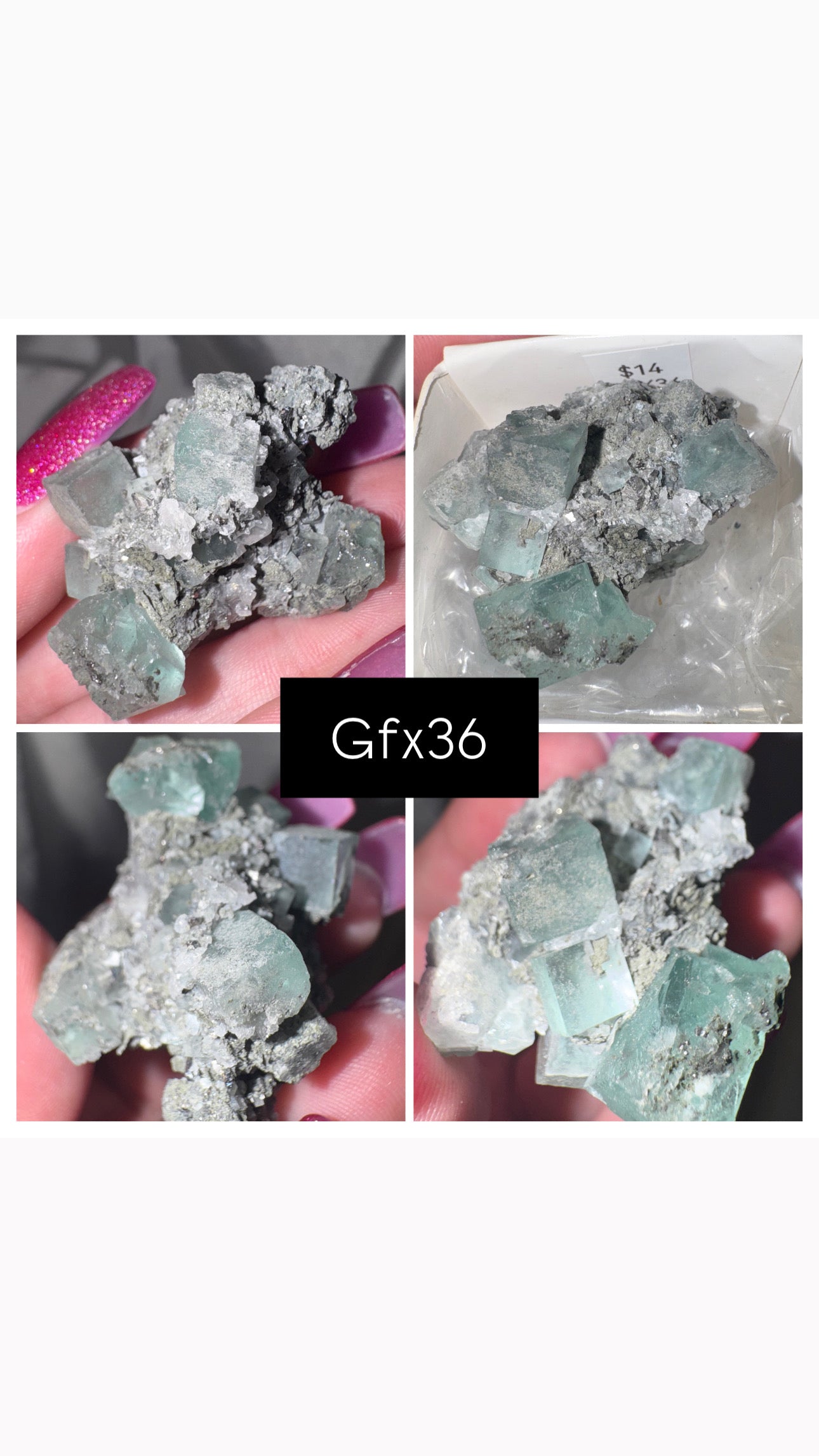 Green Cubic Fluorite Specimen