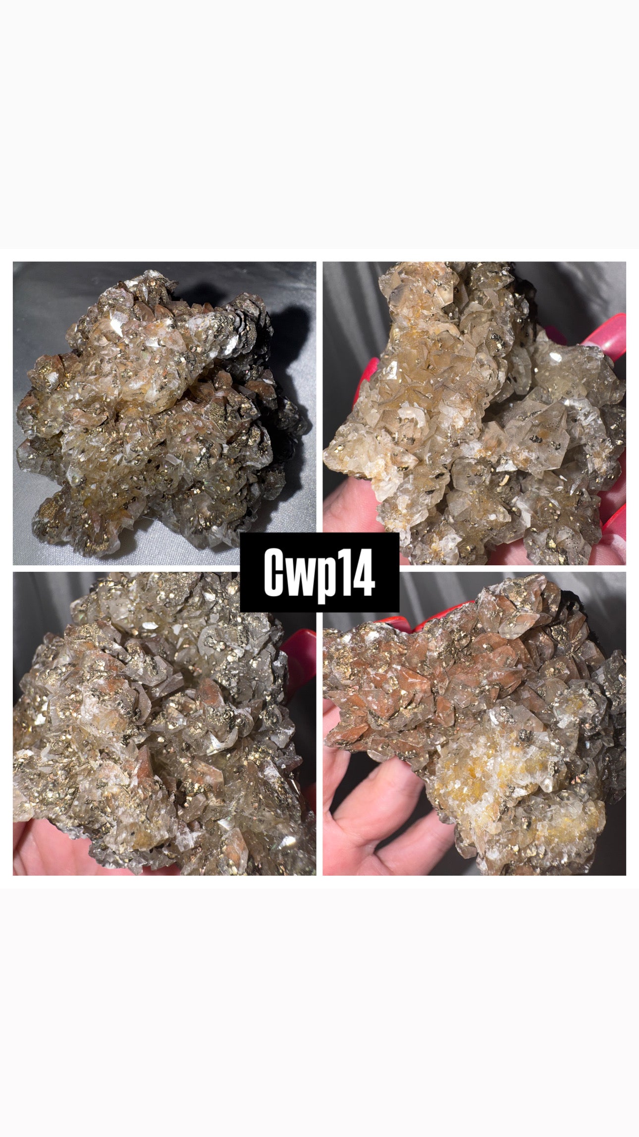 Chocolate Calcite with Pyrite AAA Specimen