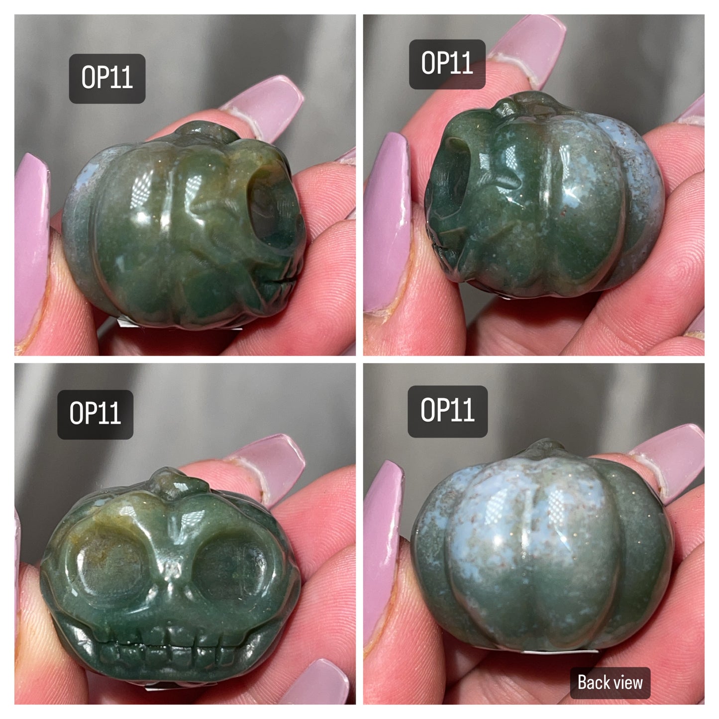 Ocean Jasper Pumpkin