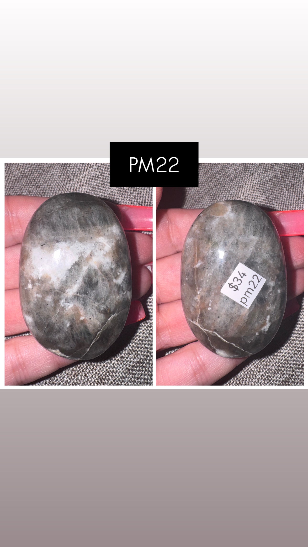 Polarity Moonstone Palmstone