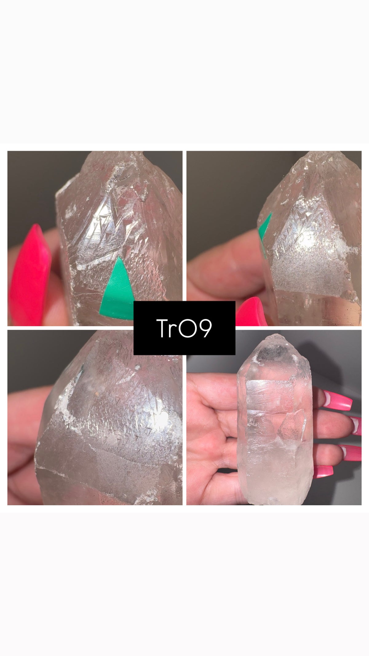 Trigonic Record Keeper Quartz Point RARE