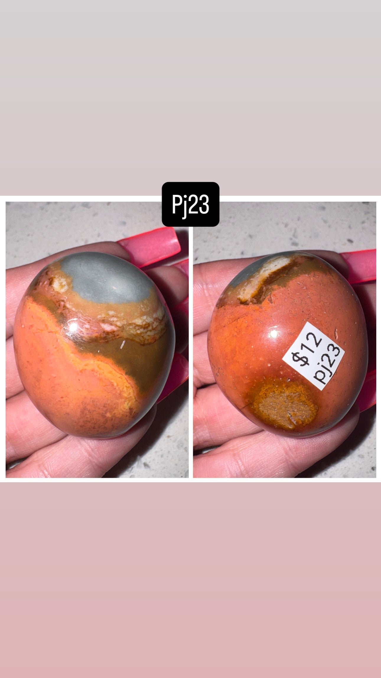 Polychrome Jasper Palmstone