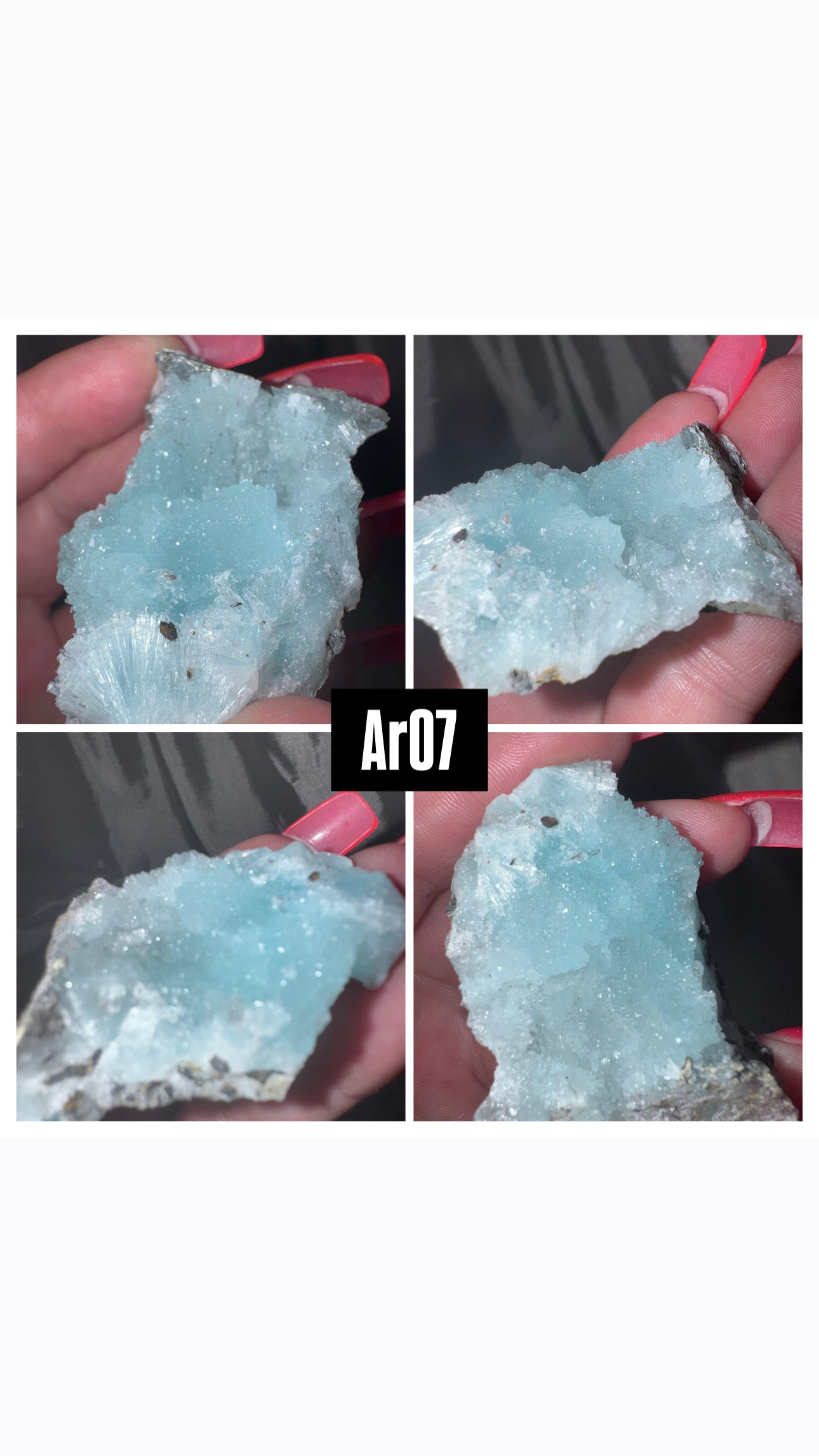 Blue Aragonite AAA Specimen