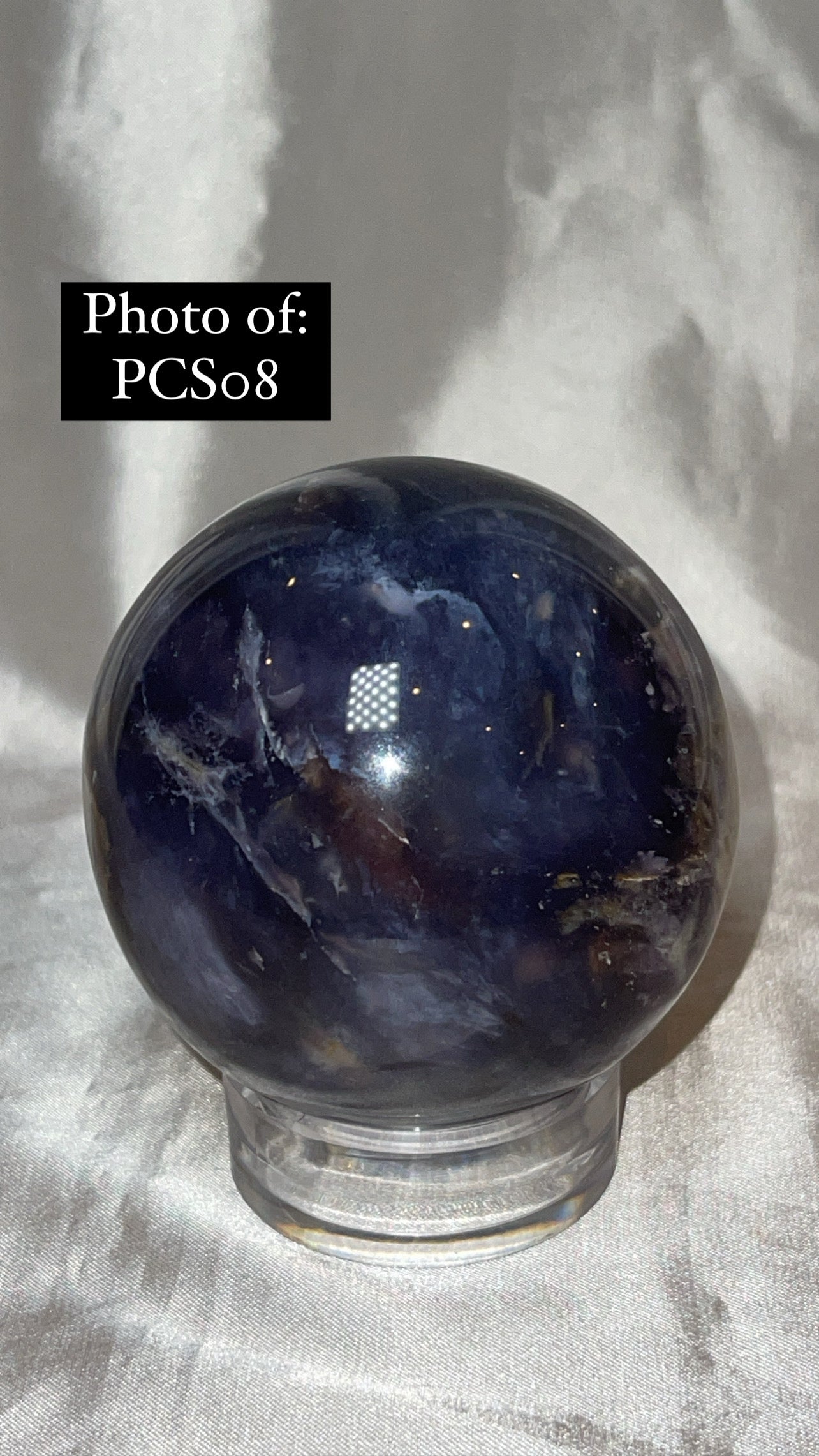 Purple Chalcedony AAA Large Sphere