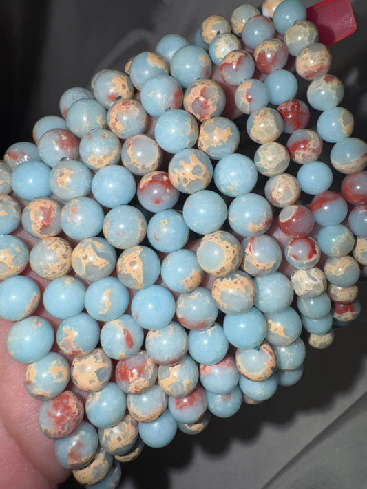 Sea Sediment Jasper 6mm/8mm Bracelet