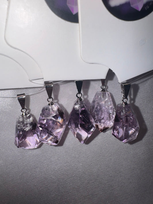 Rose De France Amethyst AAA 925 Pendant