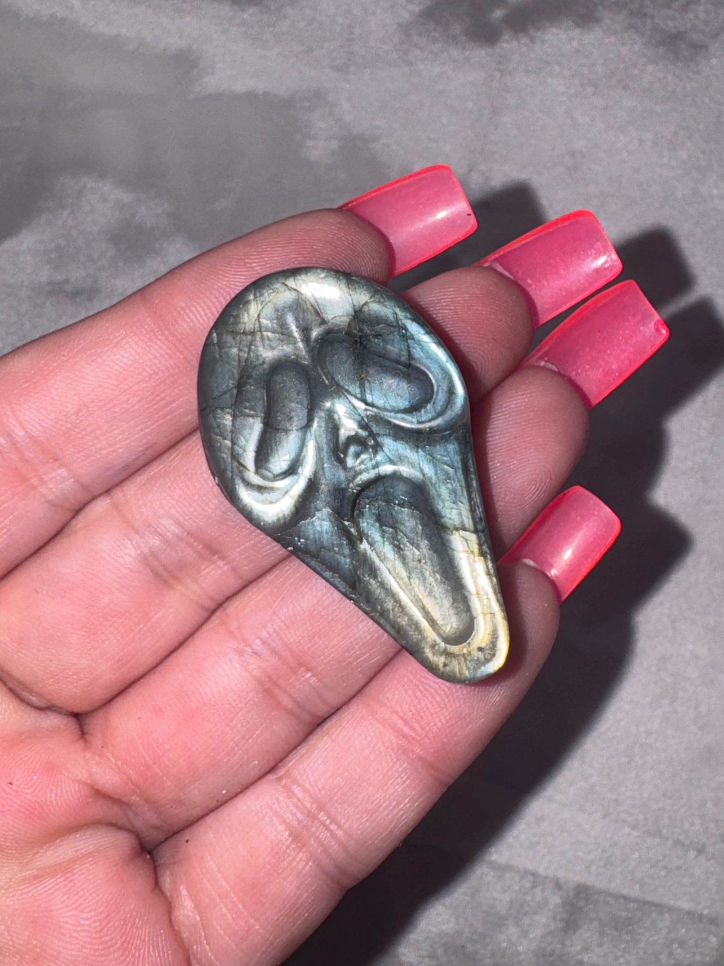 Labradorite Ghost Face