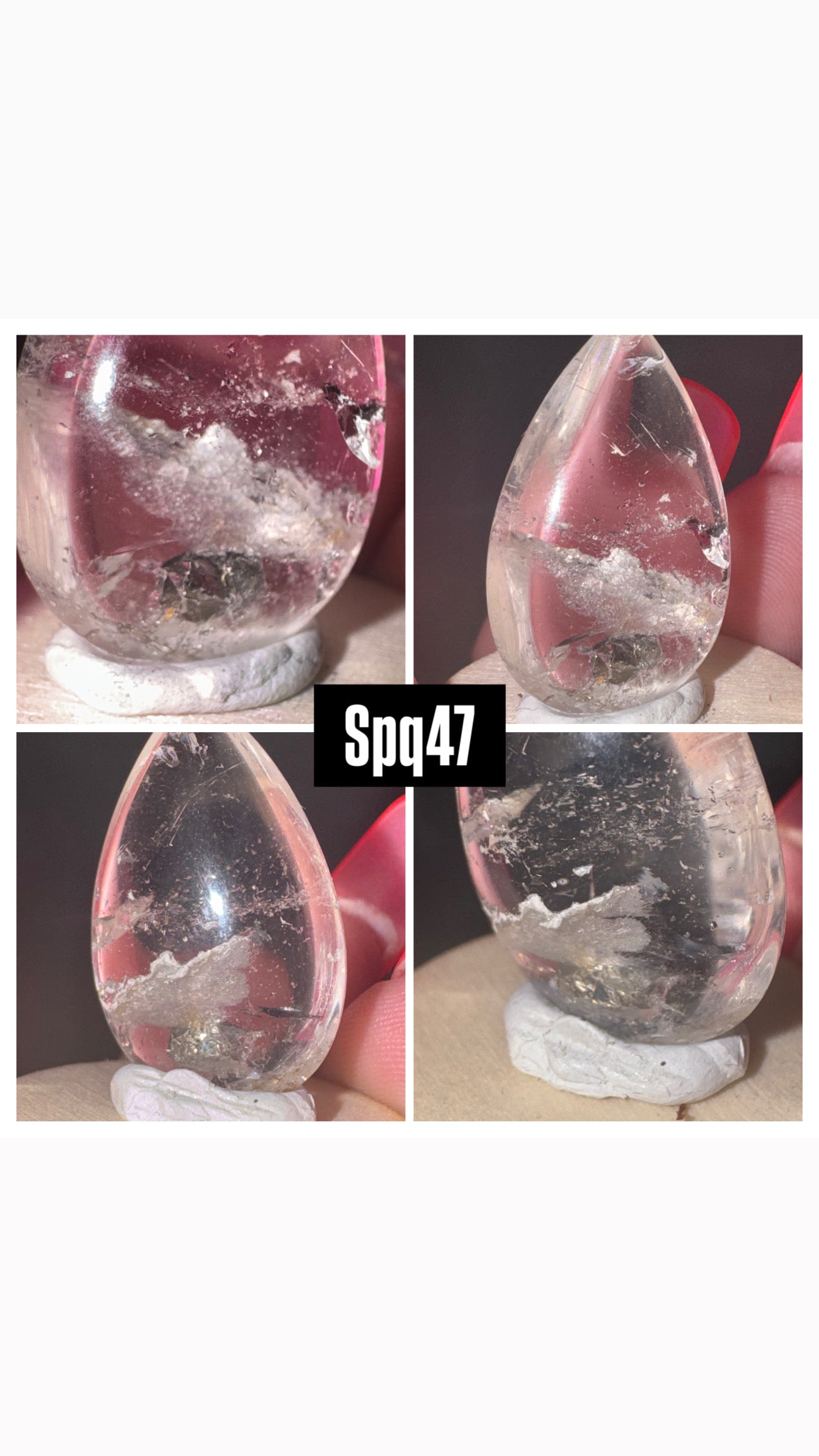 Pyrite Included Quartz-Super Rare