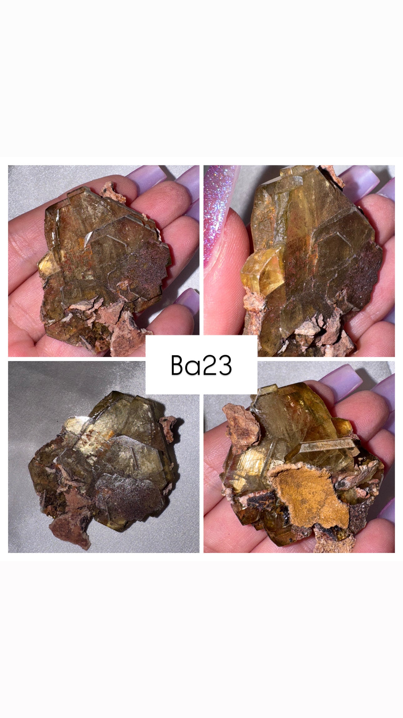 Golden Barite Specimen