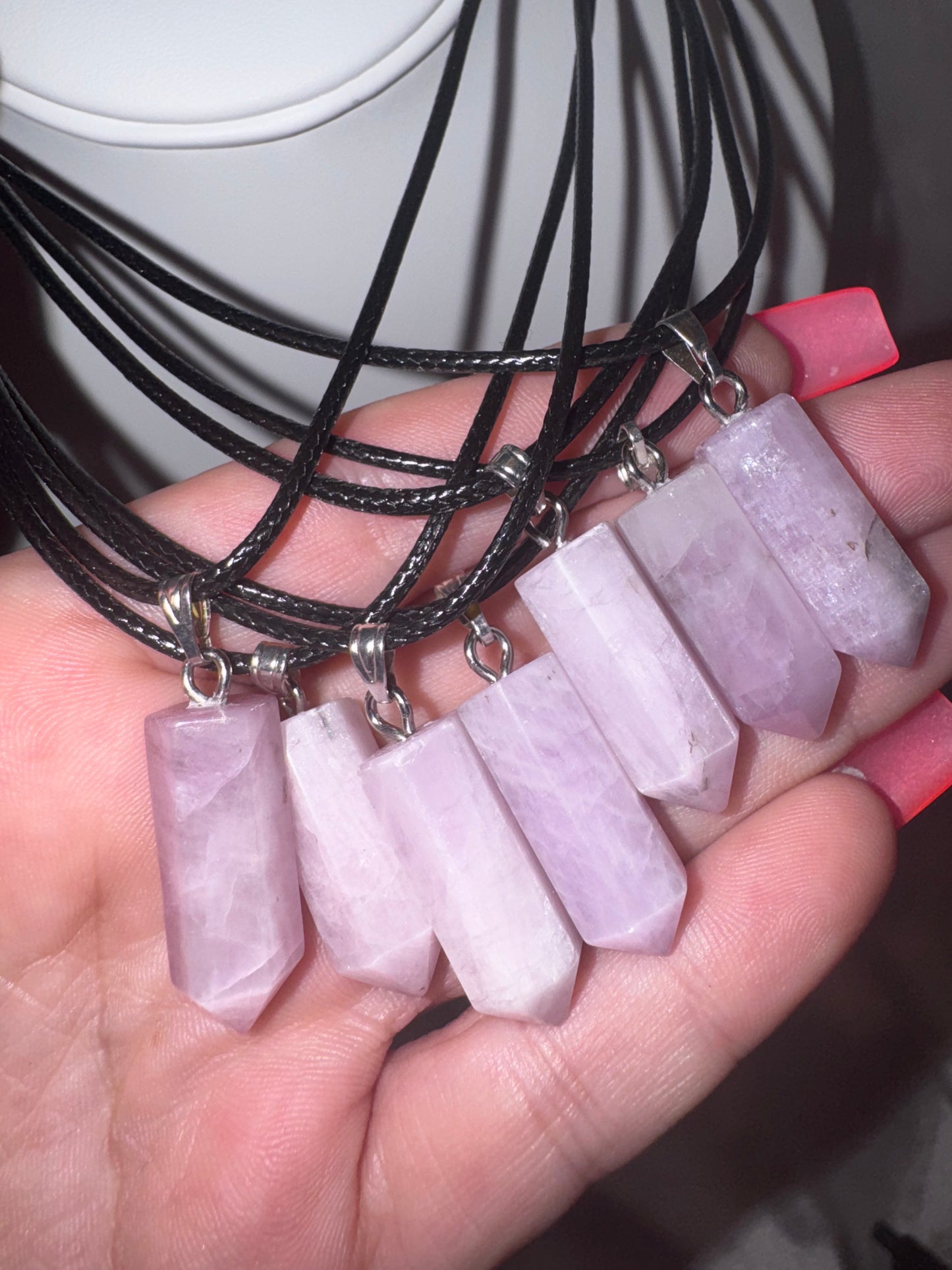 Kunzite Point Pendant