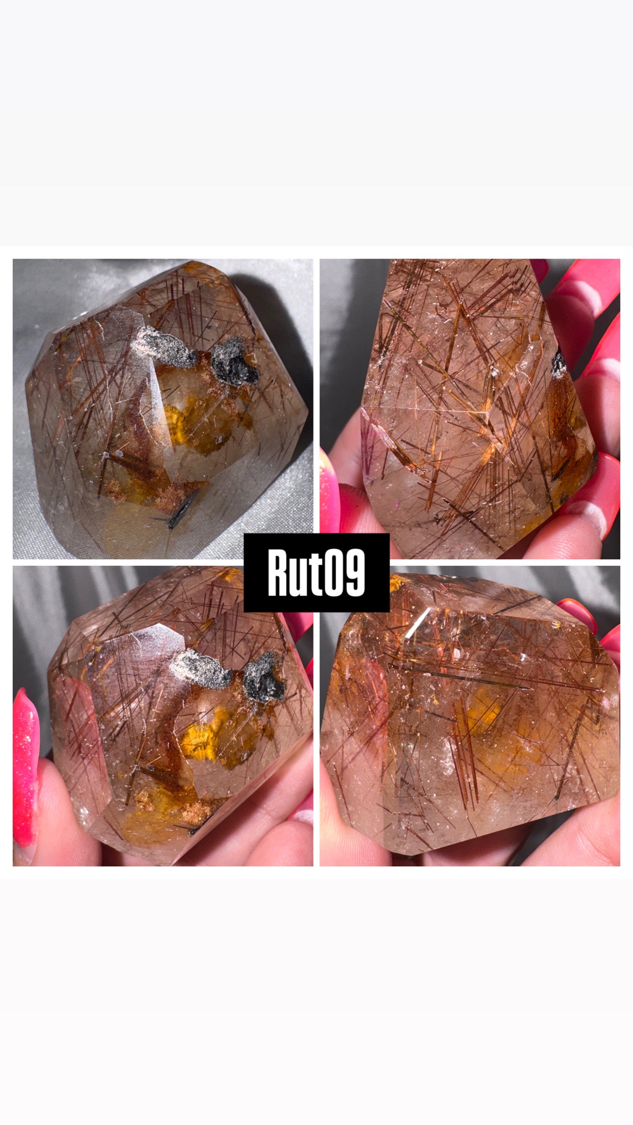 Rutile Quartz Freeform