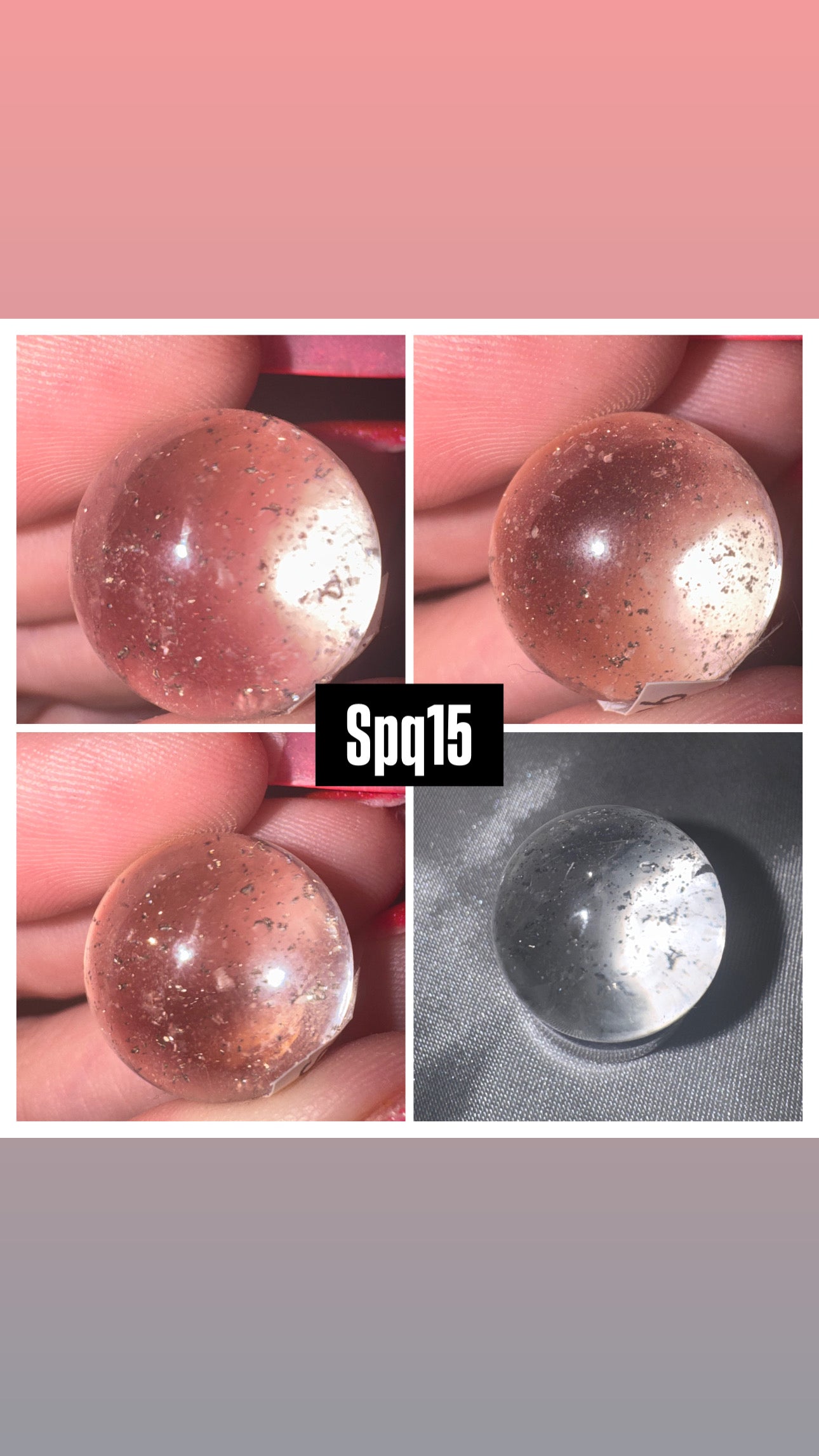 Pyrite Included Quartz Sphere- Super Rare