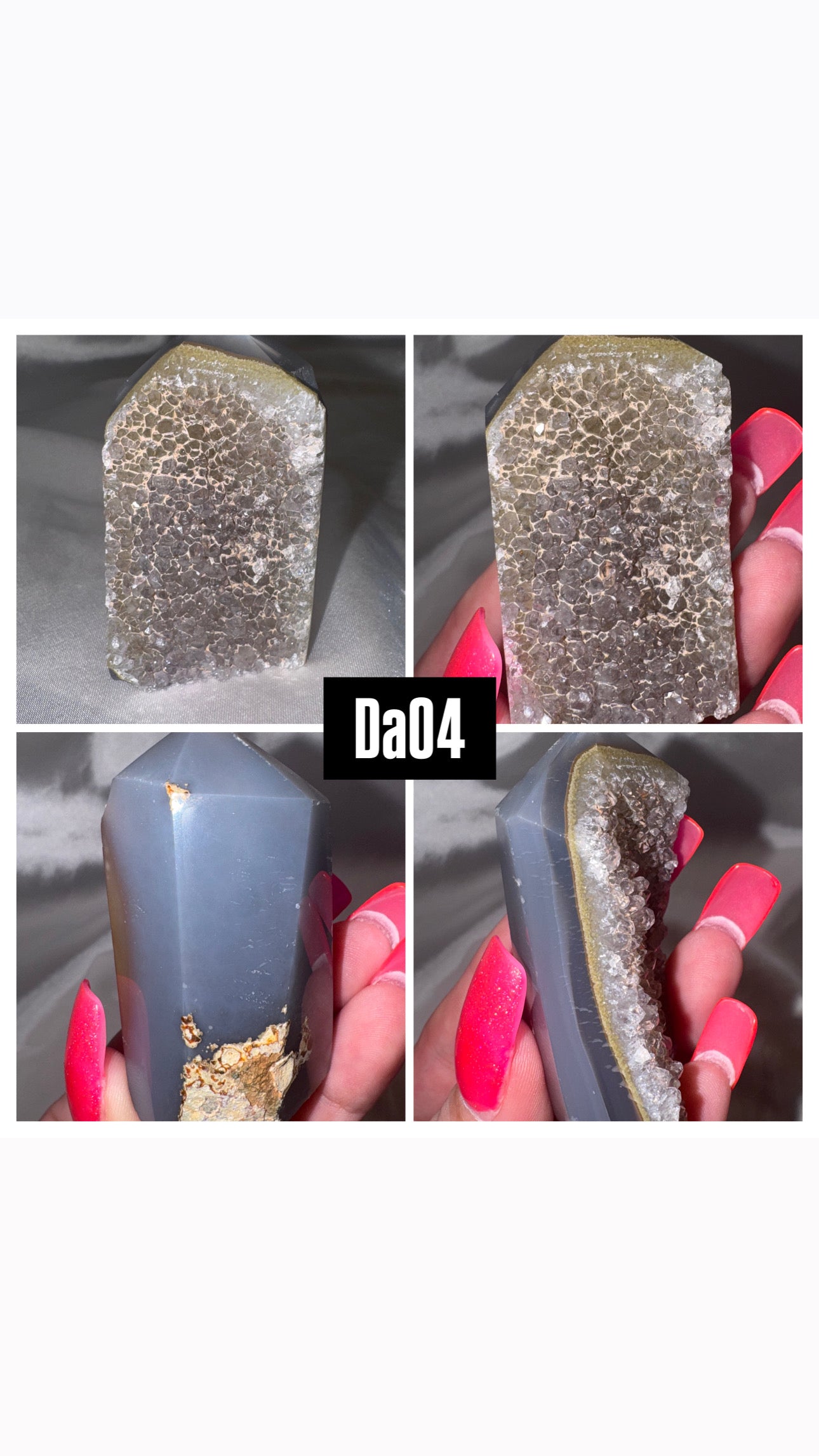 Druzy Agate Tower