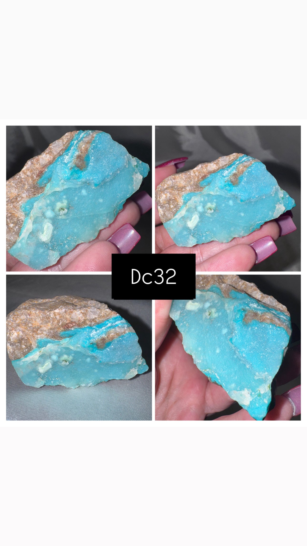 Blue Chrysocolla Specimen