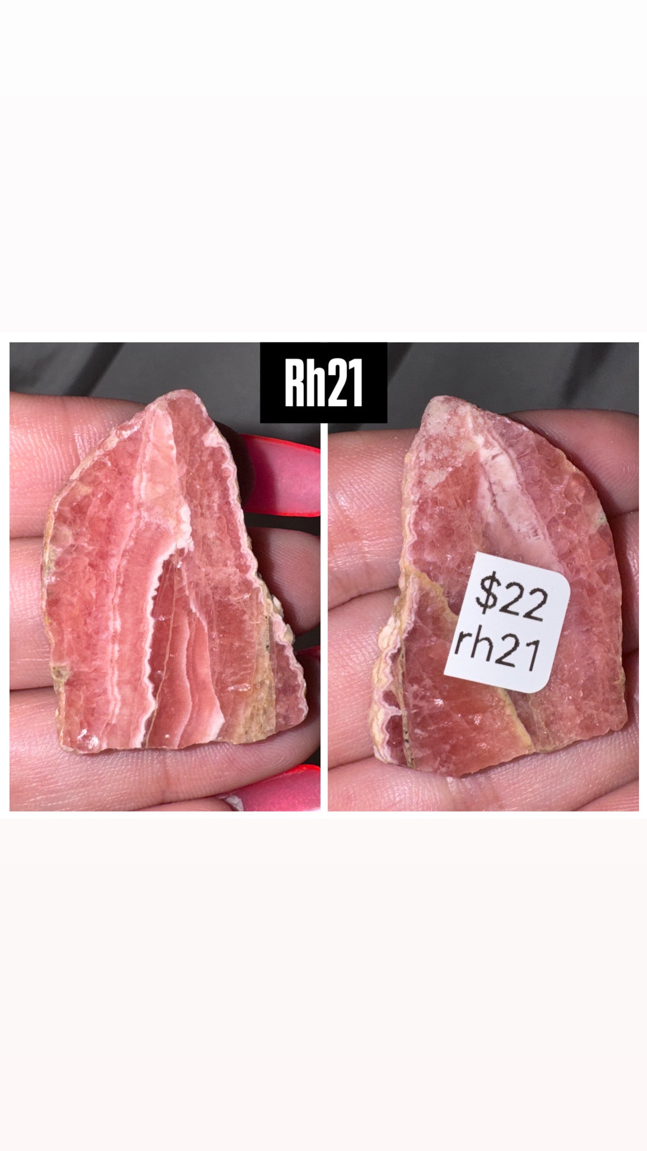 Rhodochrosite AAA Slab