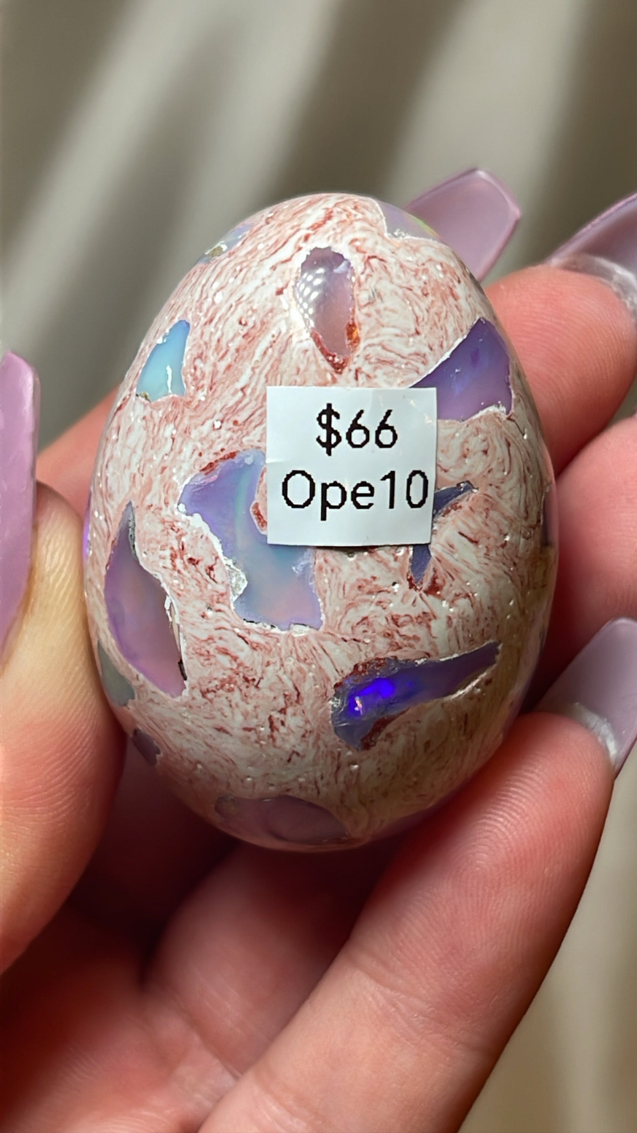 Mexican Fire Opal AAA Egg