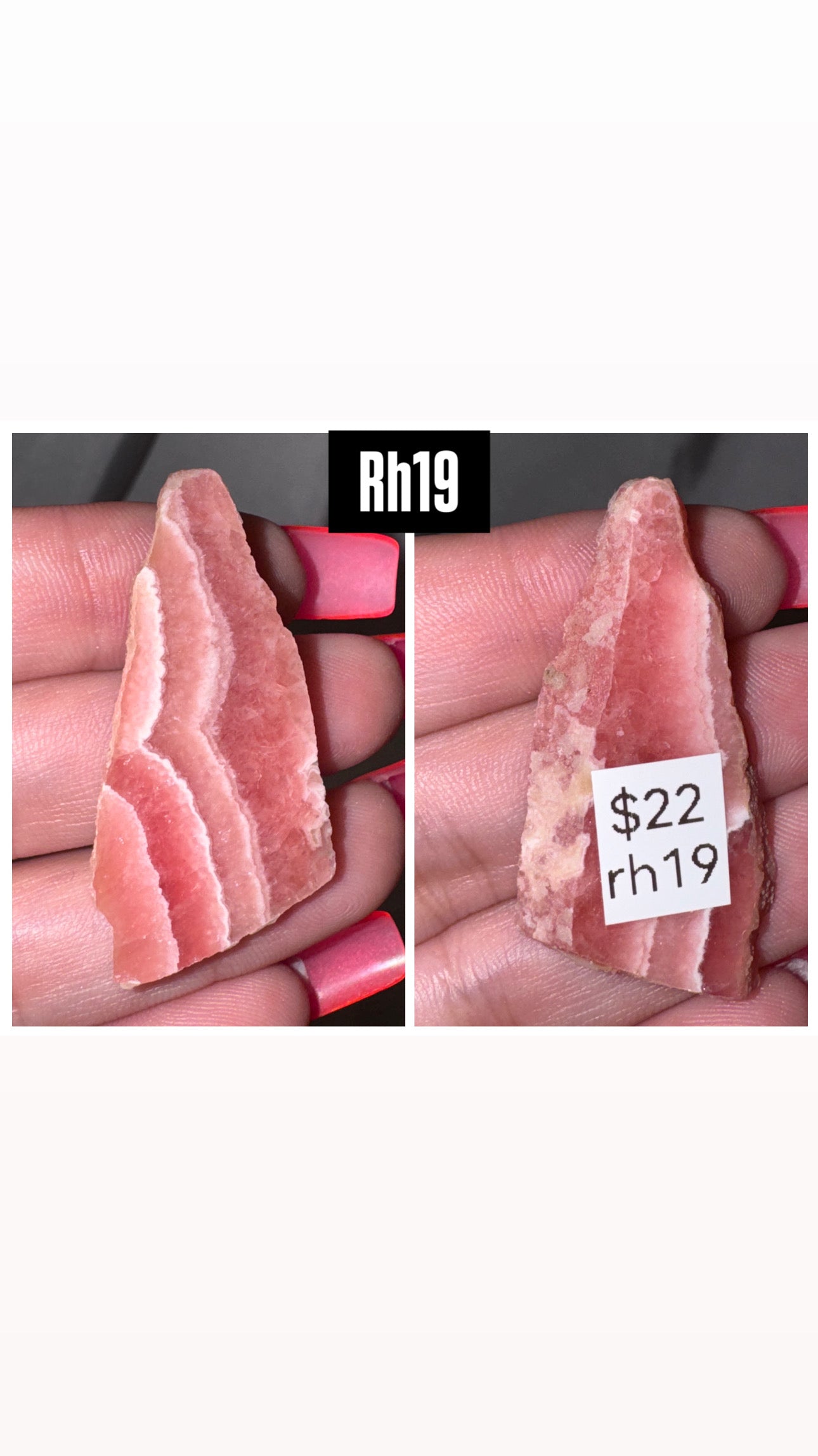 Rhodochrosite AAA Slab