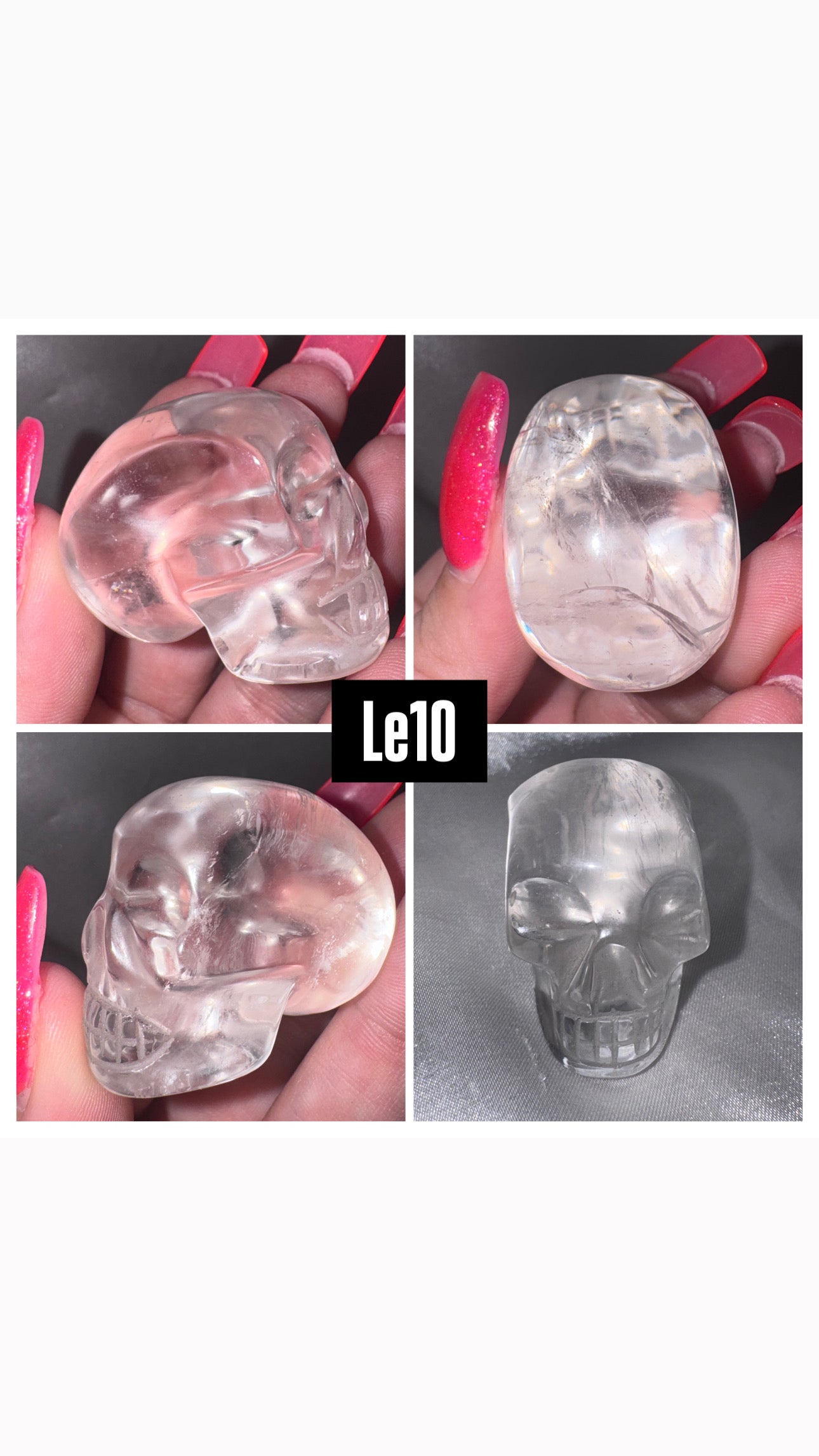 Lemurian Master Carved Skull