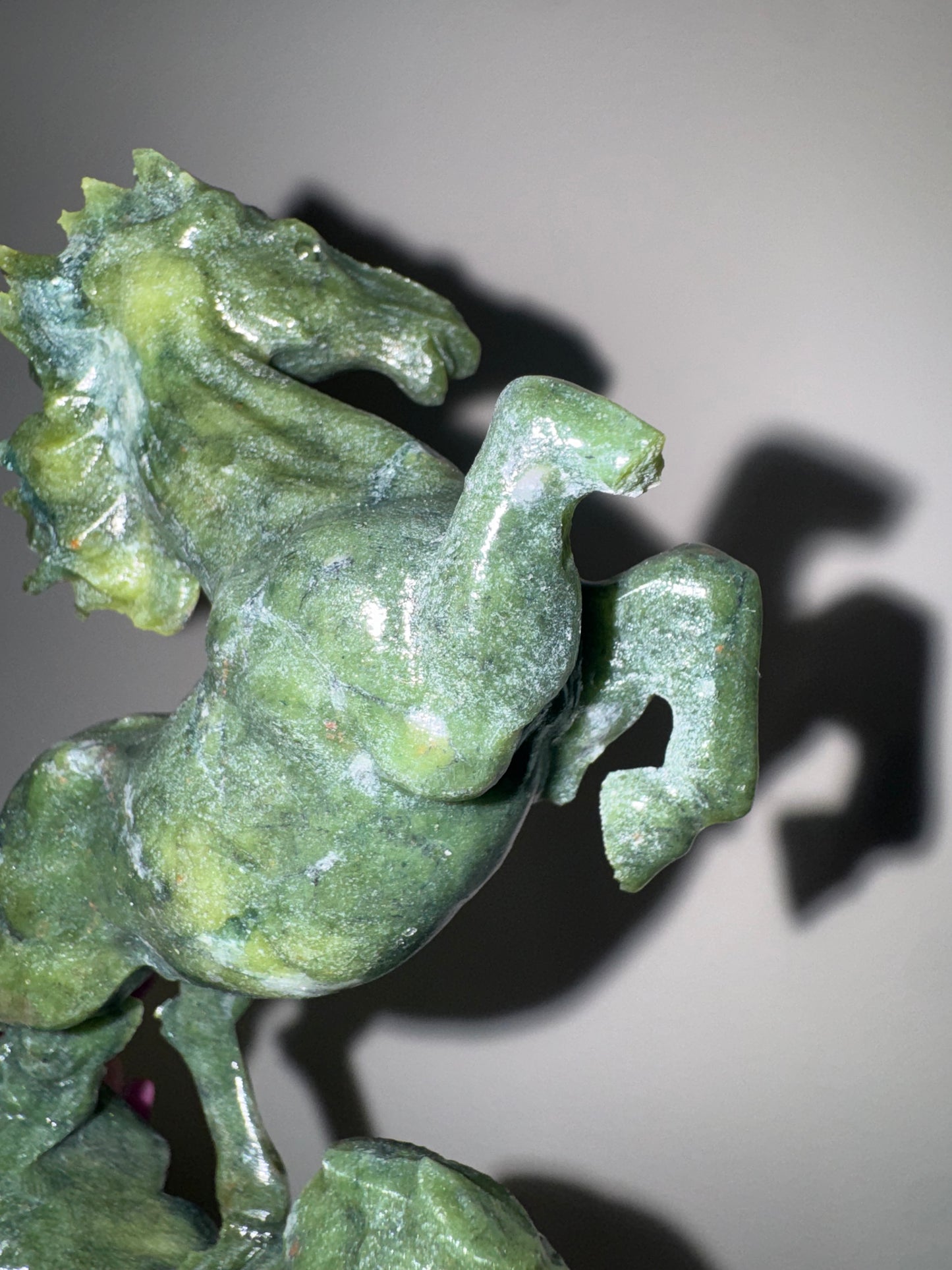 Green Jade XL Horse (imperfect)