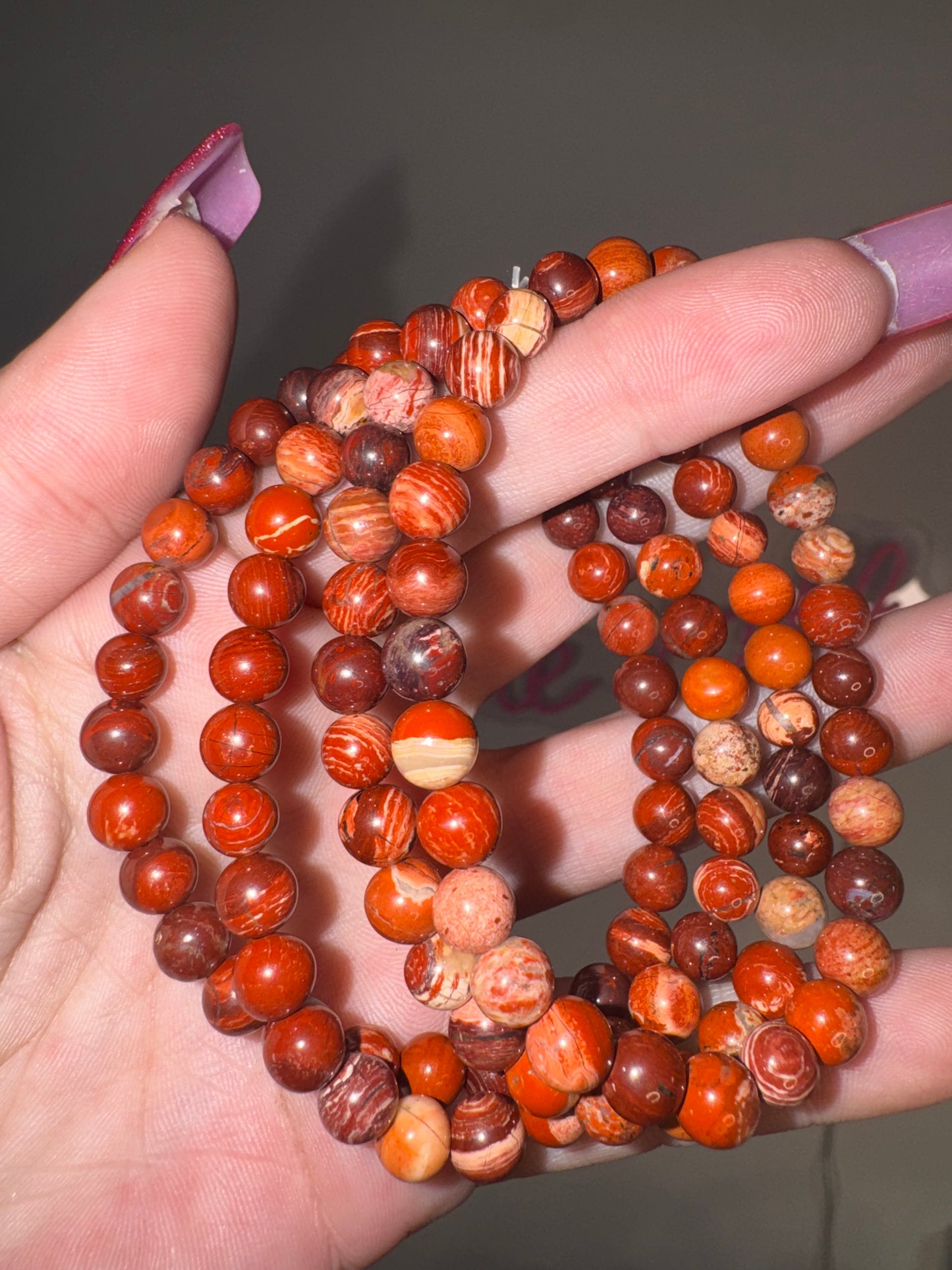 Red Jasper Bracelet (6mm)