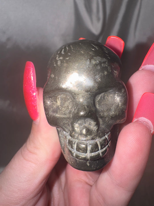 Pyrite Skull (Last one!)