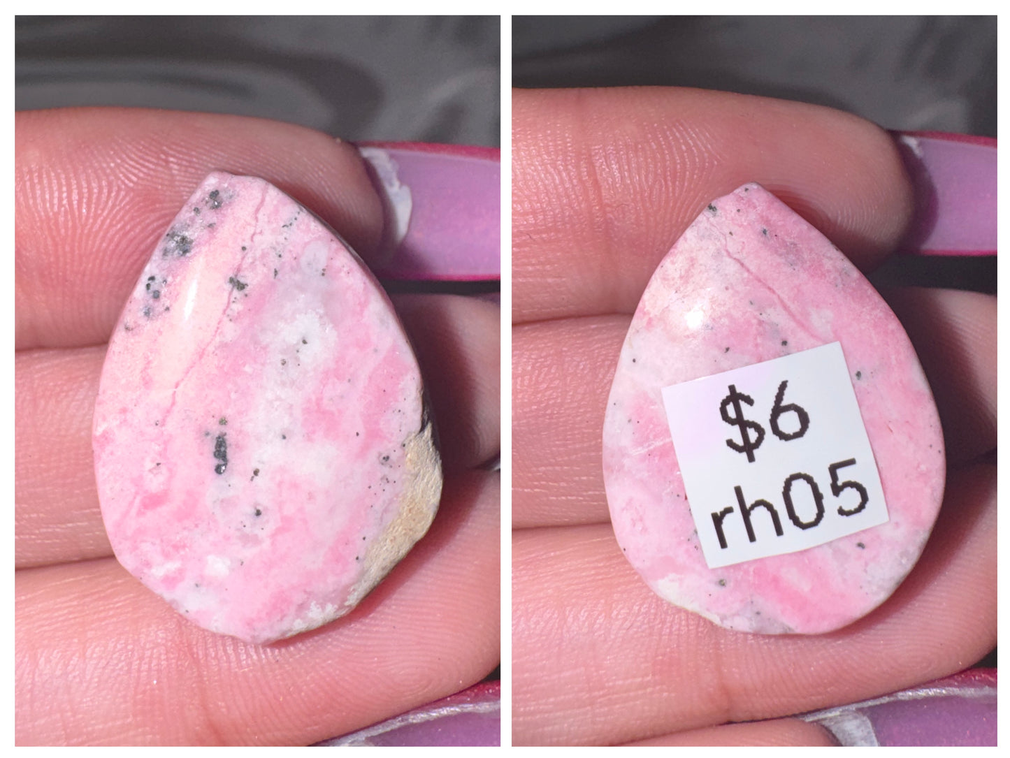 Peruvian Rhodonite Teardrop
