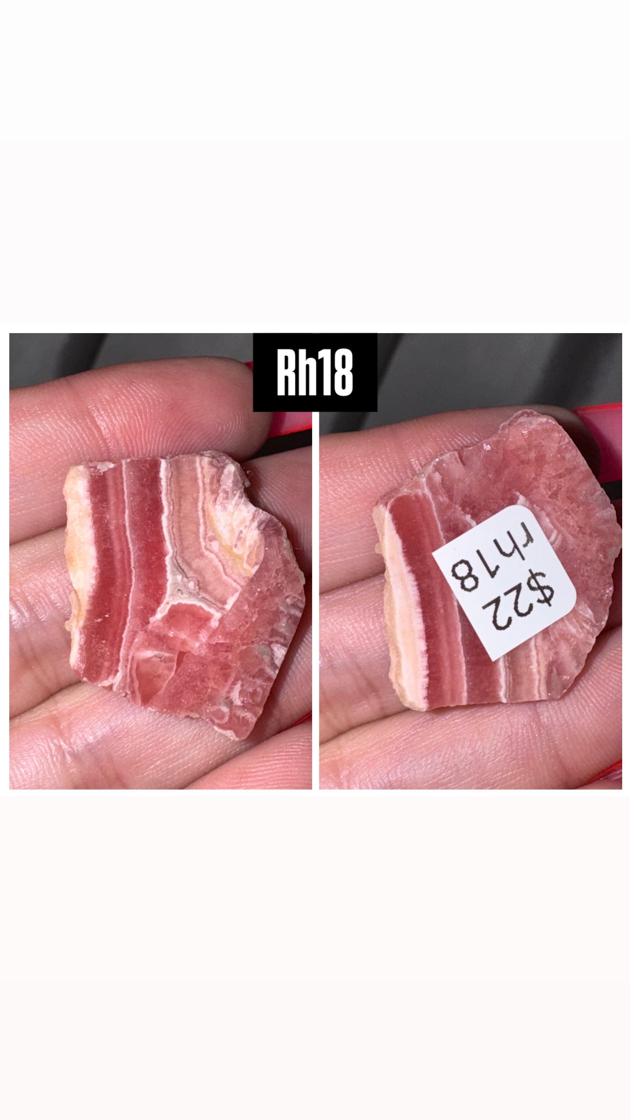 Rhodochrosite AAA Slab