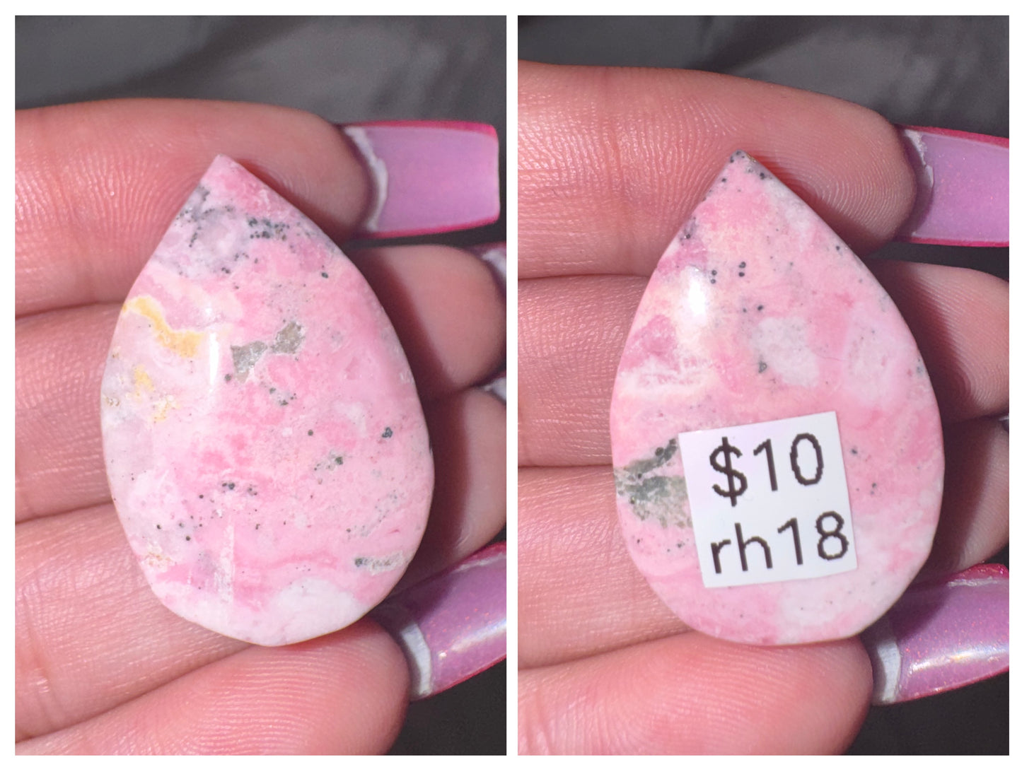 Peruvian Rhodonite Teardrop