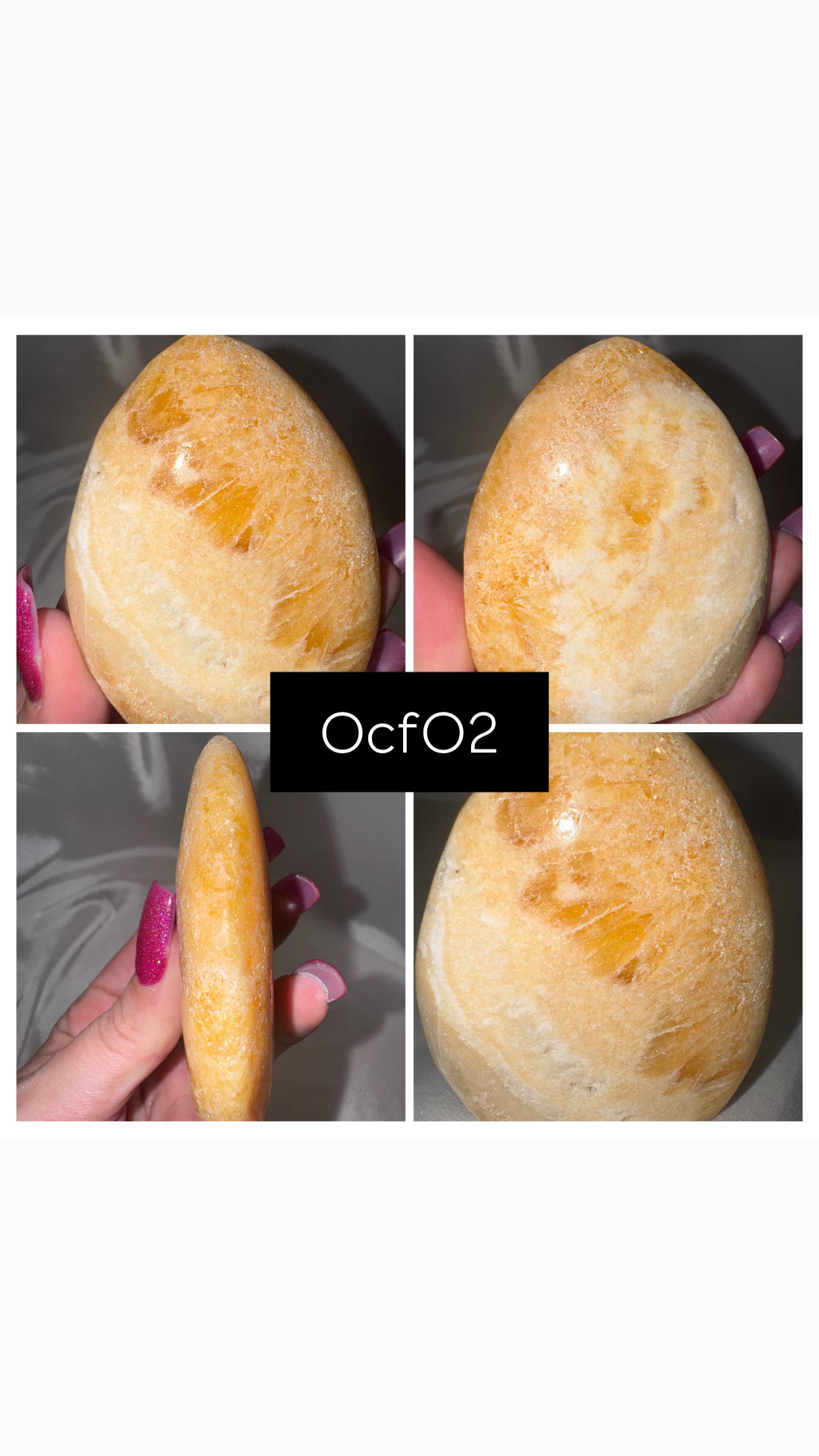 Orange Calcite Flame