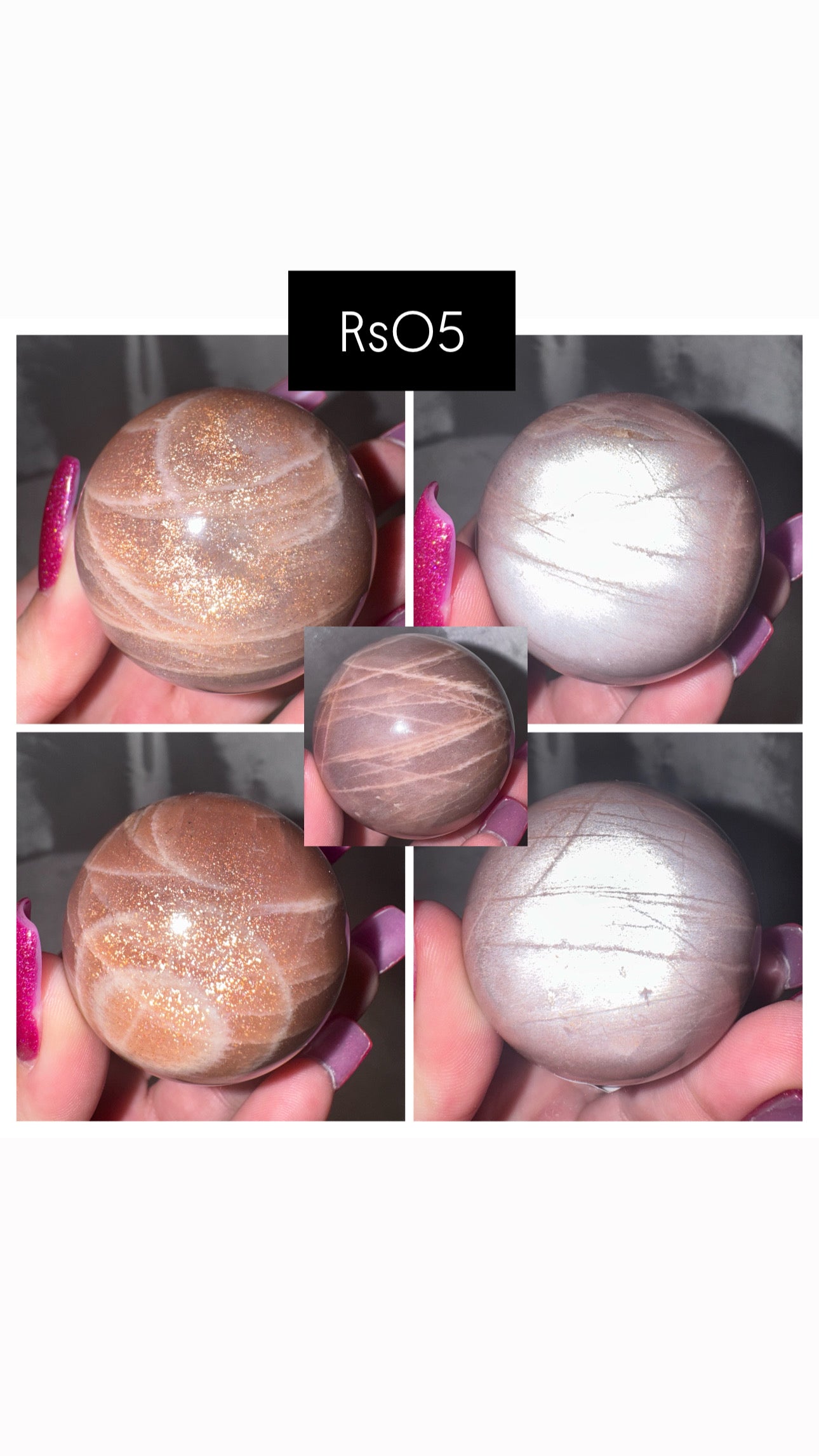 Rose Sunstone AAA Sphere