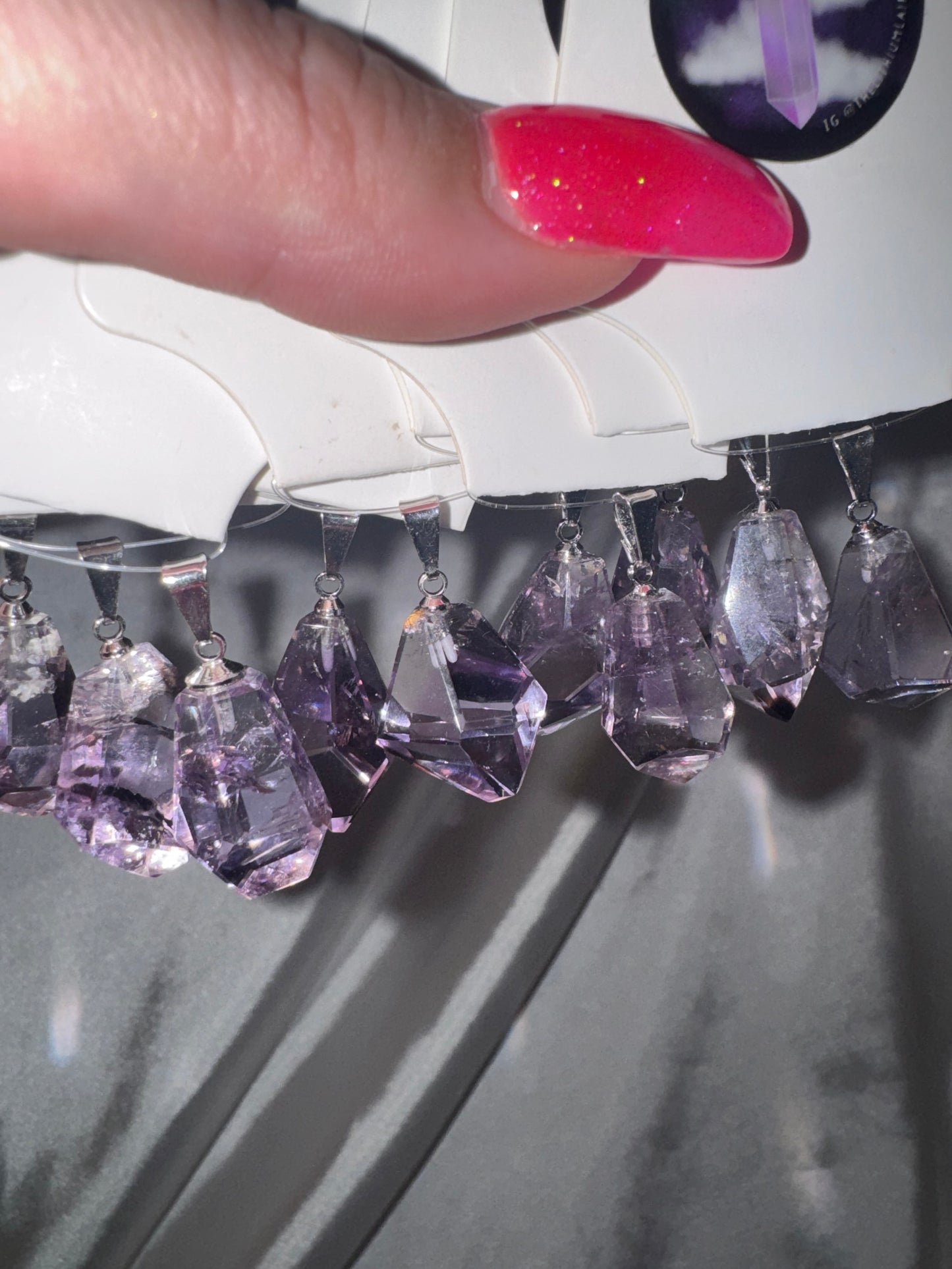 Rose De France Amethyst AAA 925 Pendant