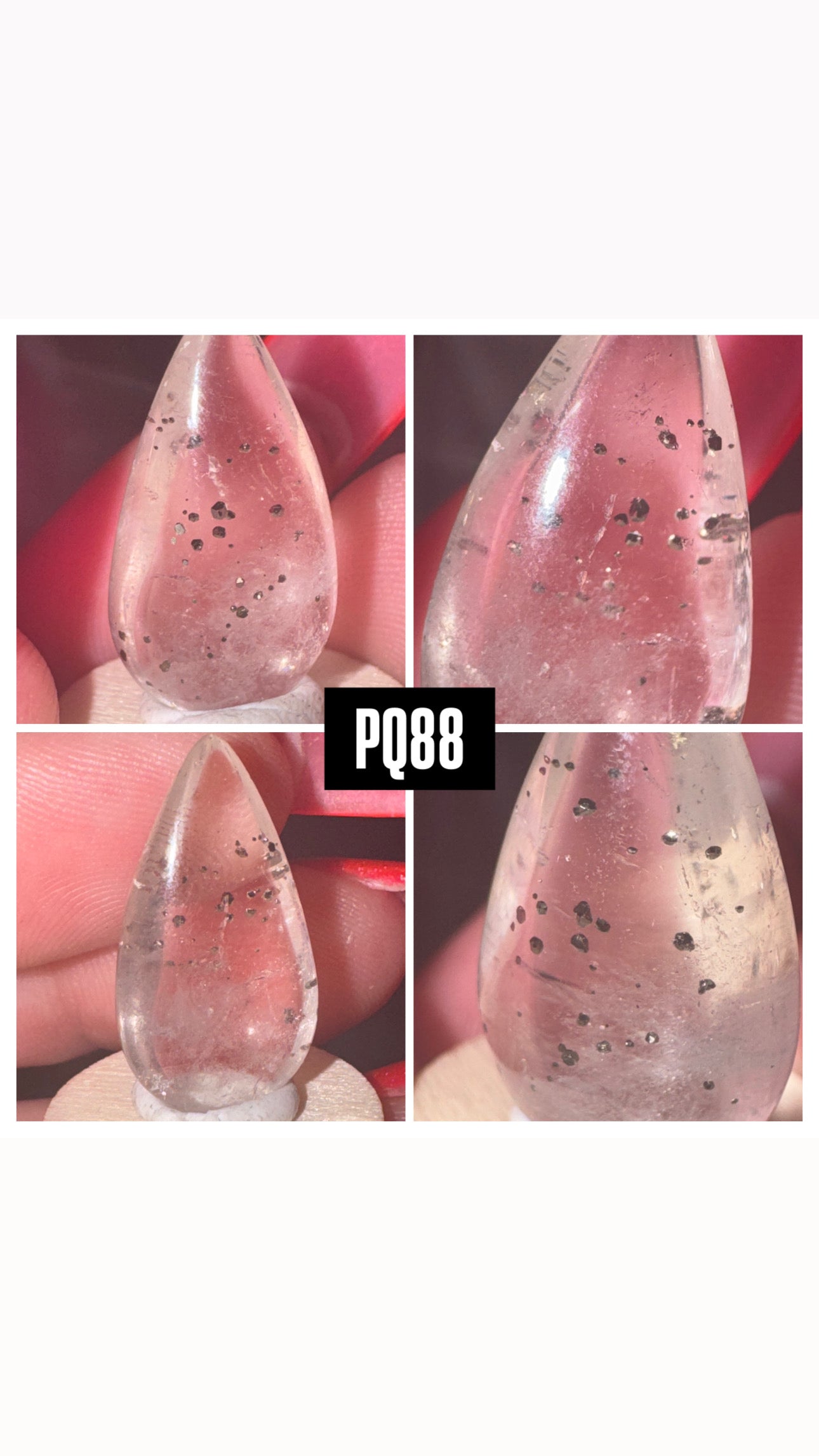 Pyrite include Quartz Rare