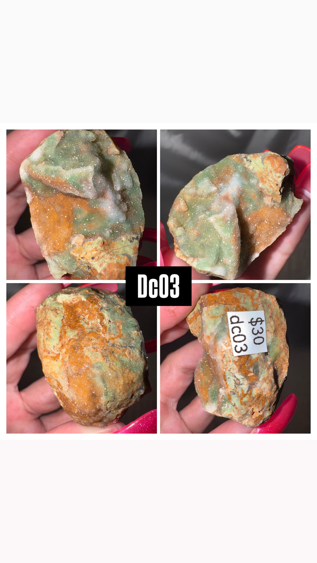 Druzy Chrome Chalcedony Specimen