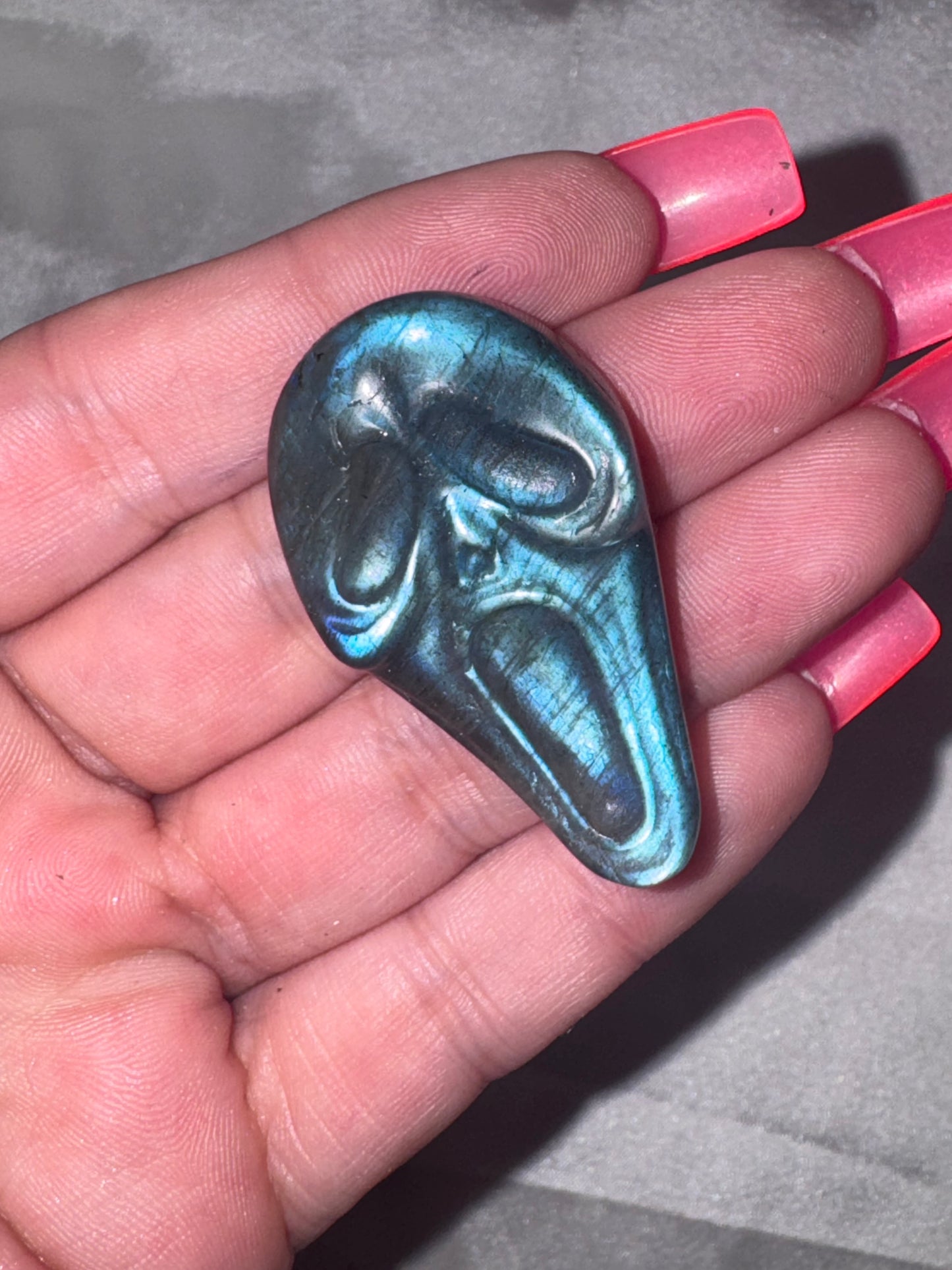 Labradorite Ghost Face