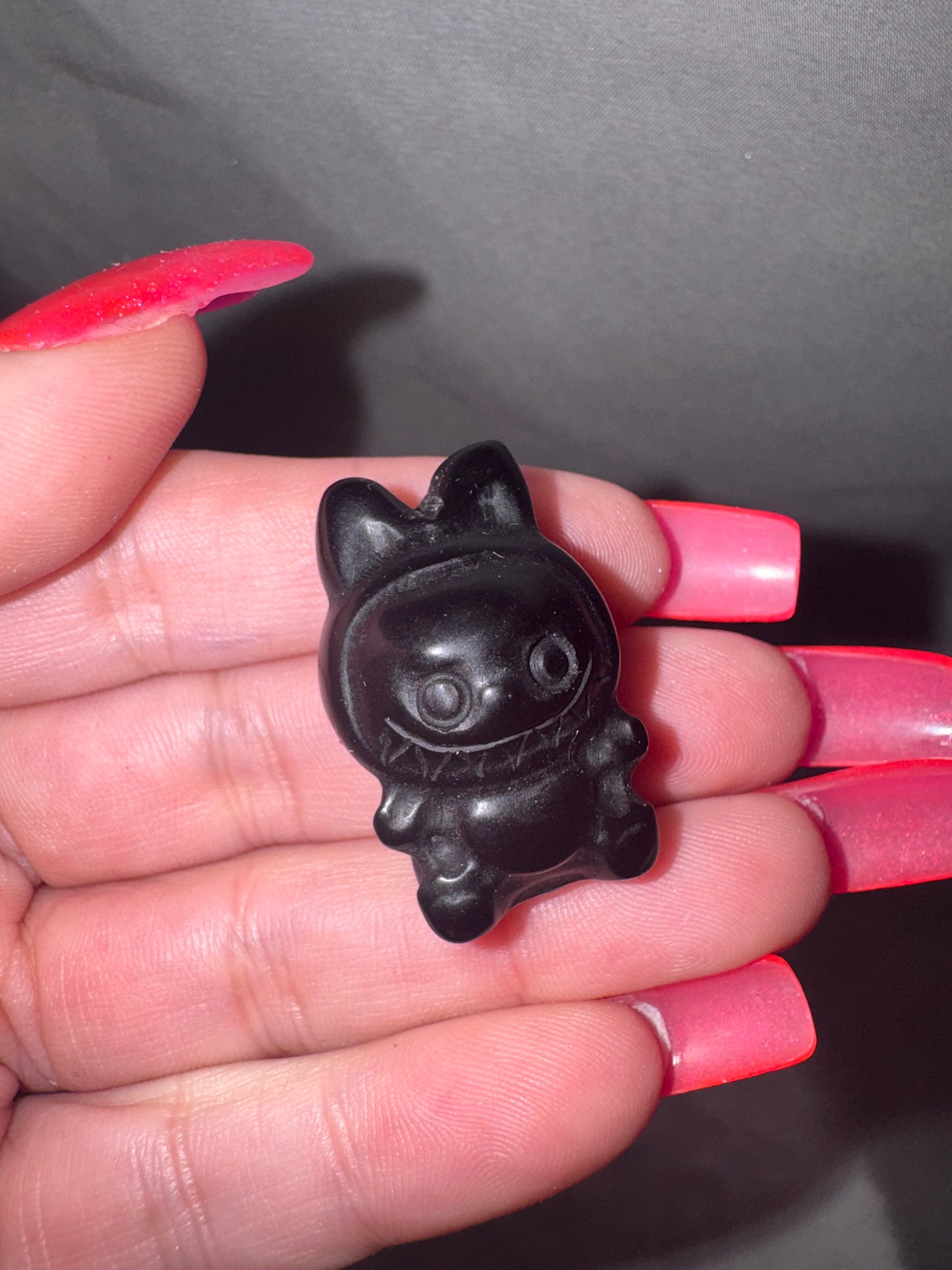 Crystal Labubu Small Carving