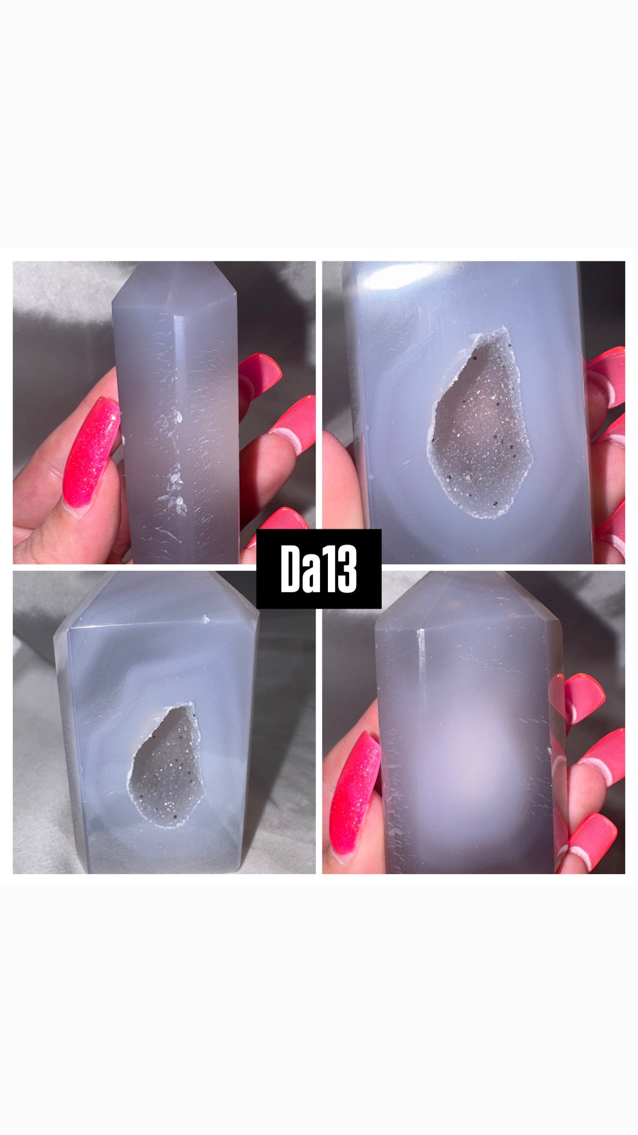 Druzy Agate Tower