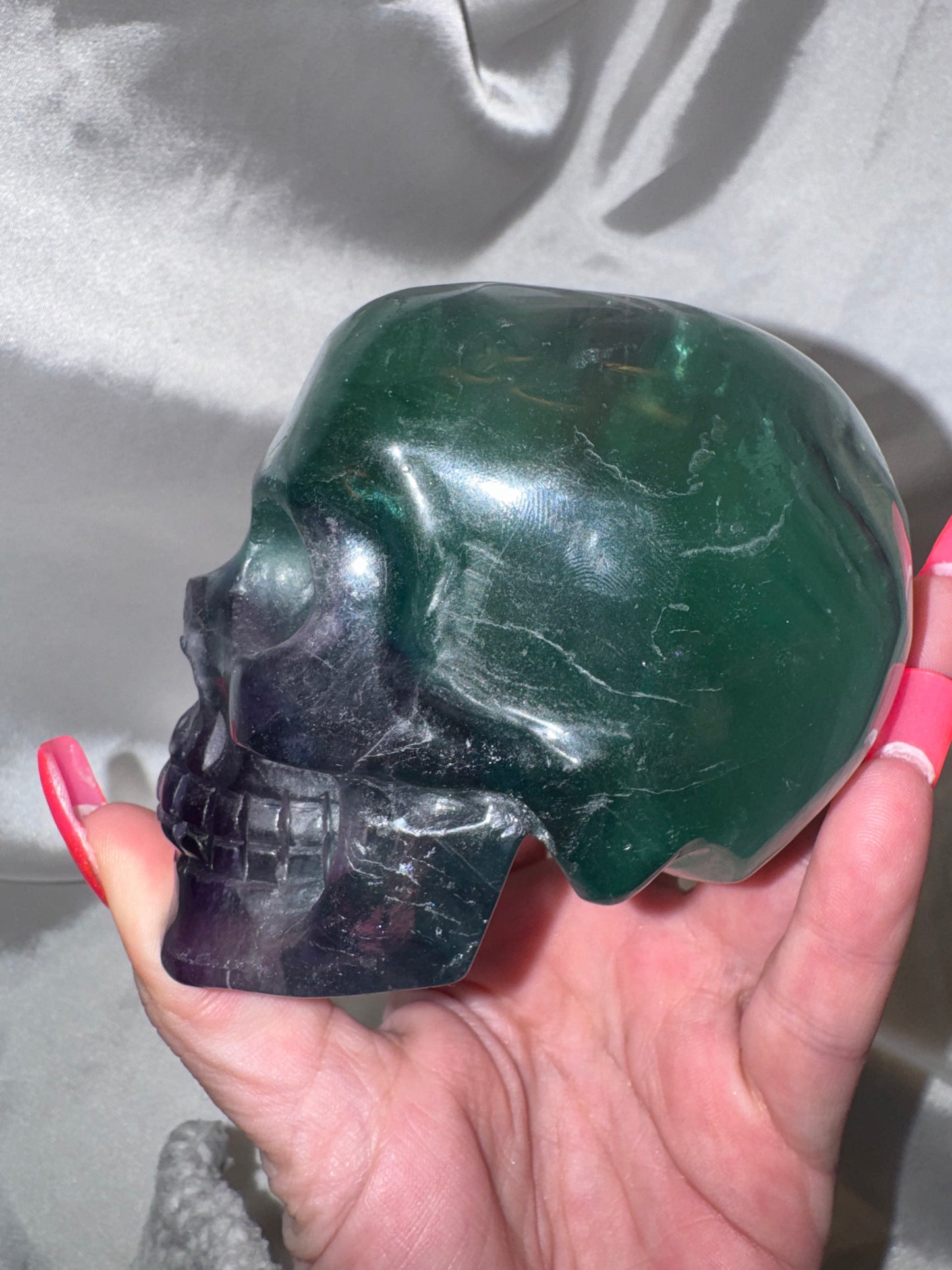 Fluorite AAA XL Imperfect Skull