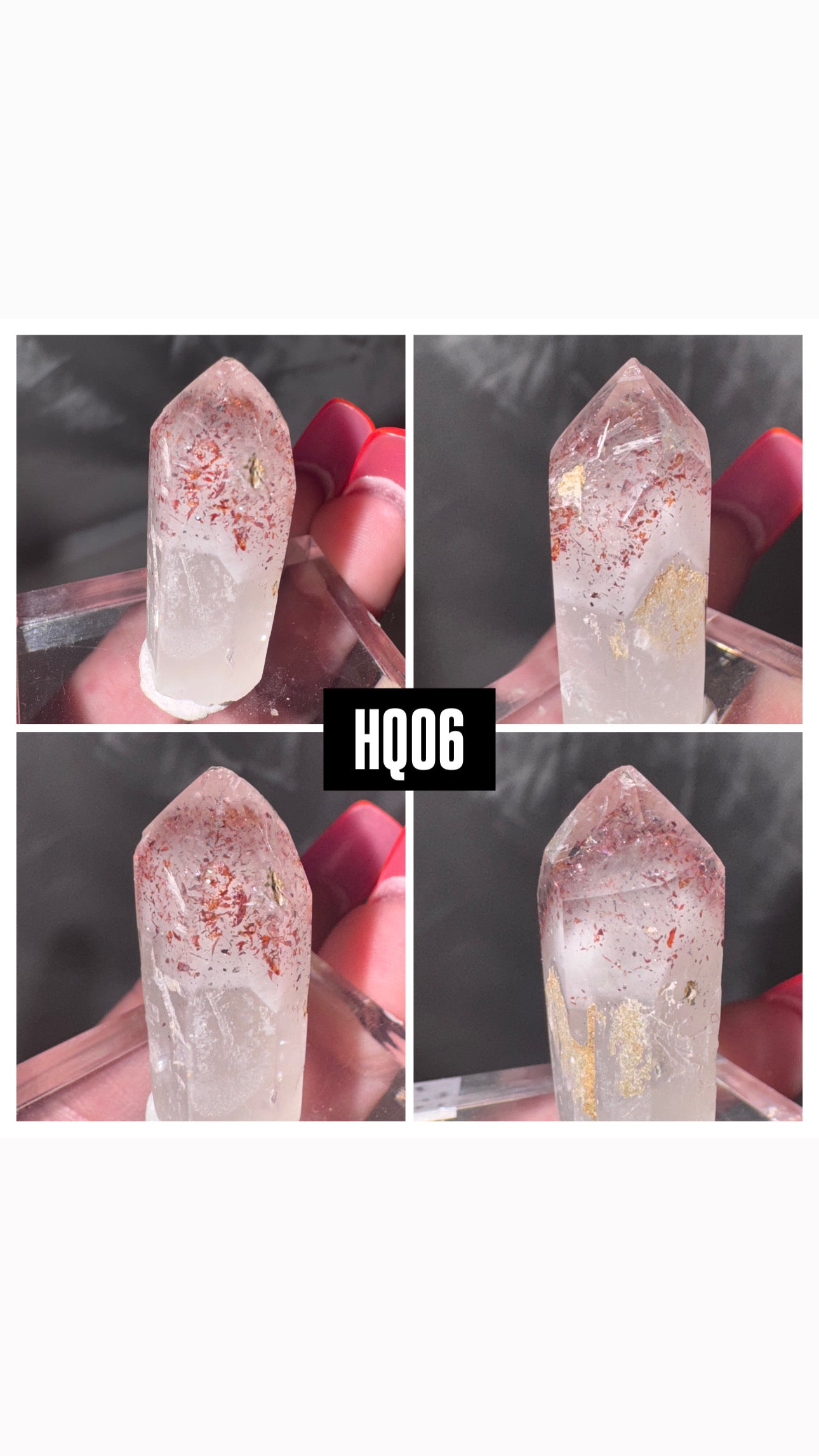 Harlequin Quartz AAA Point