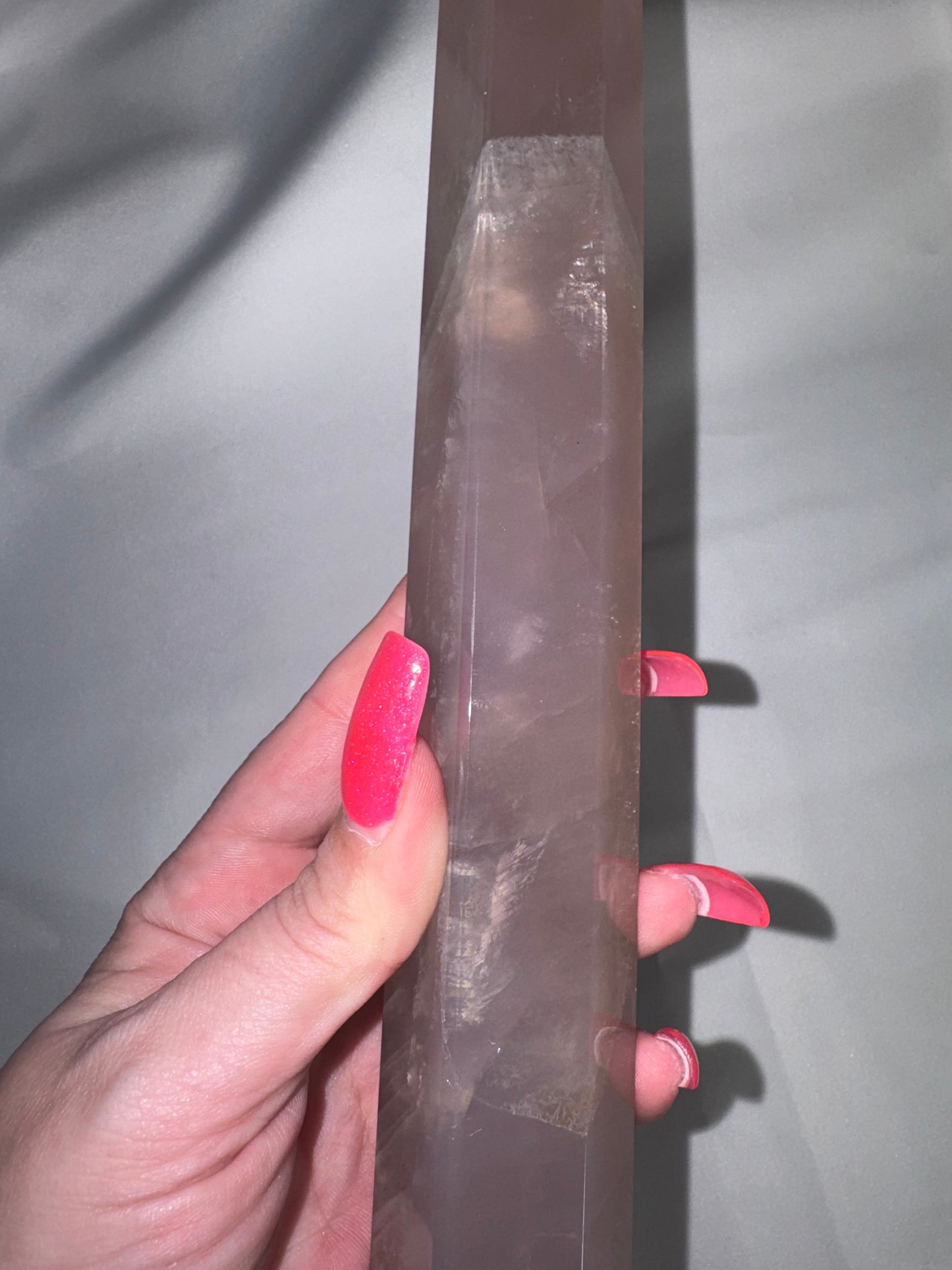 Lavender Rose Quartz AAA XL Tower