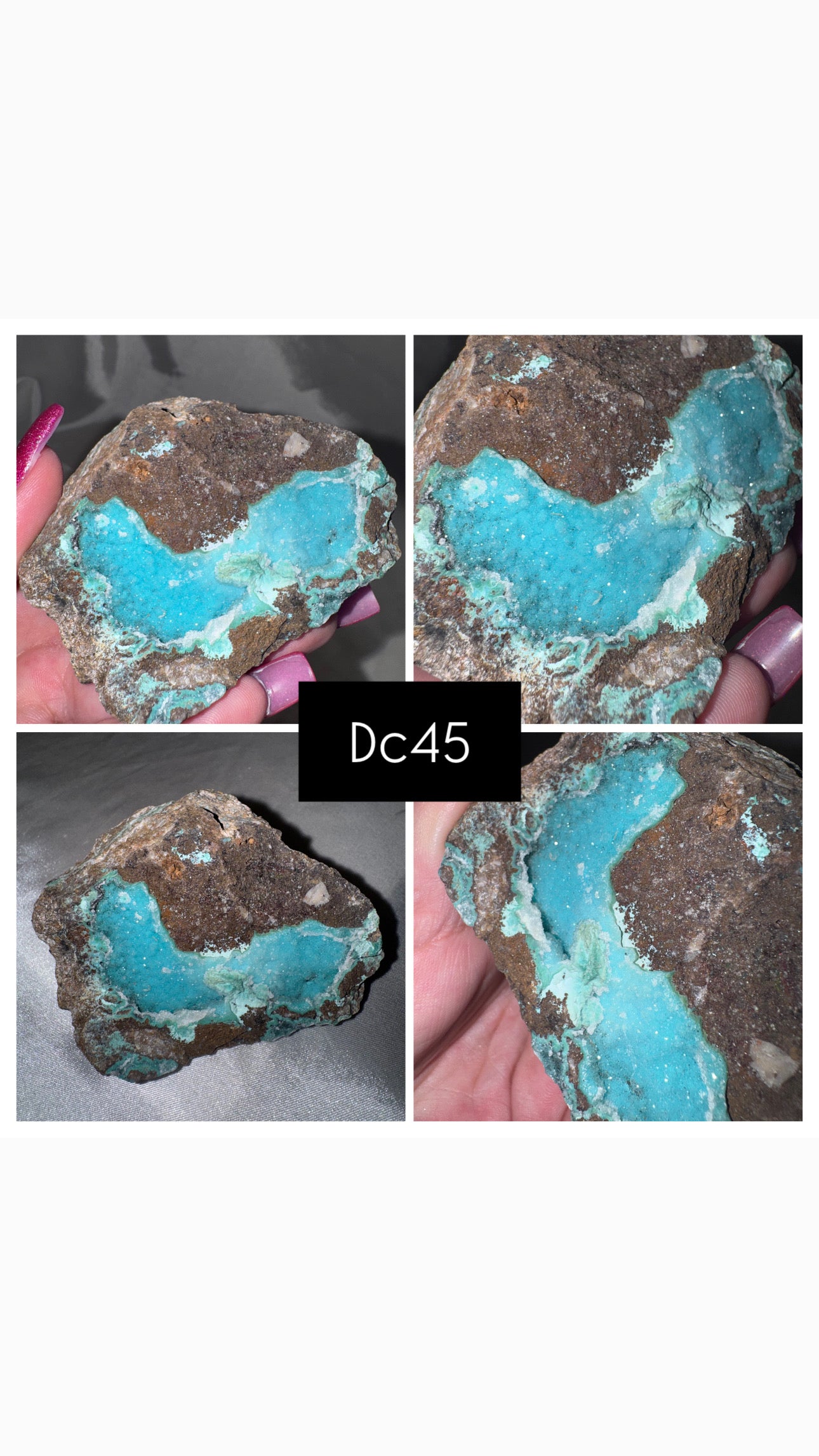 Blue Chrysocolla Specimen