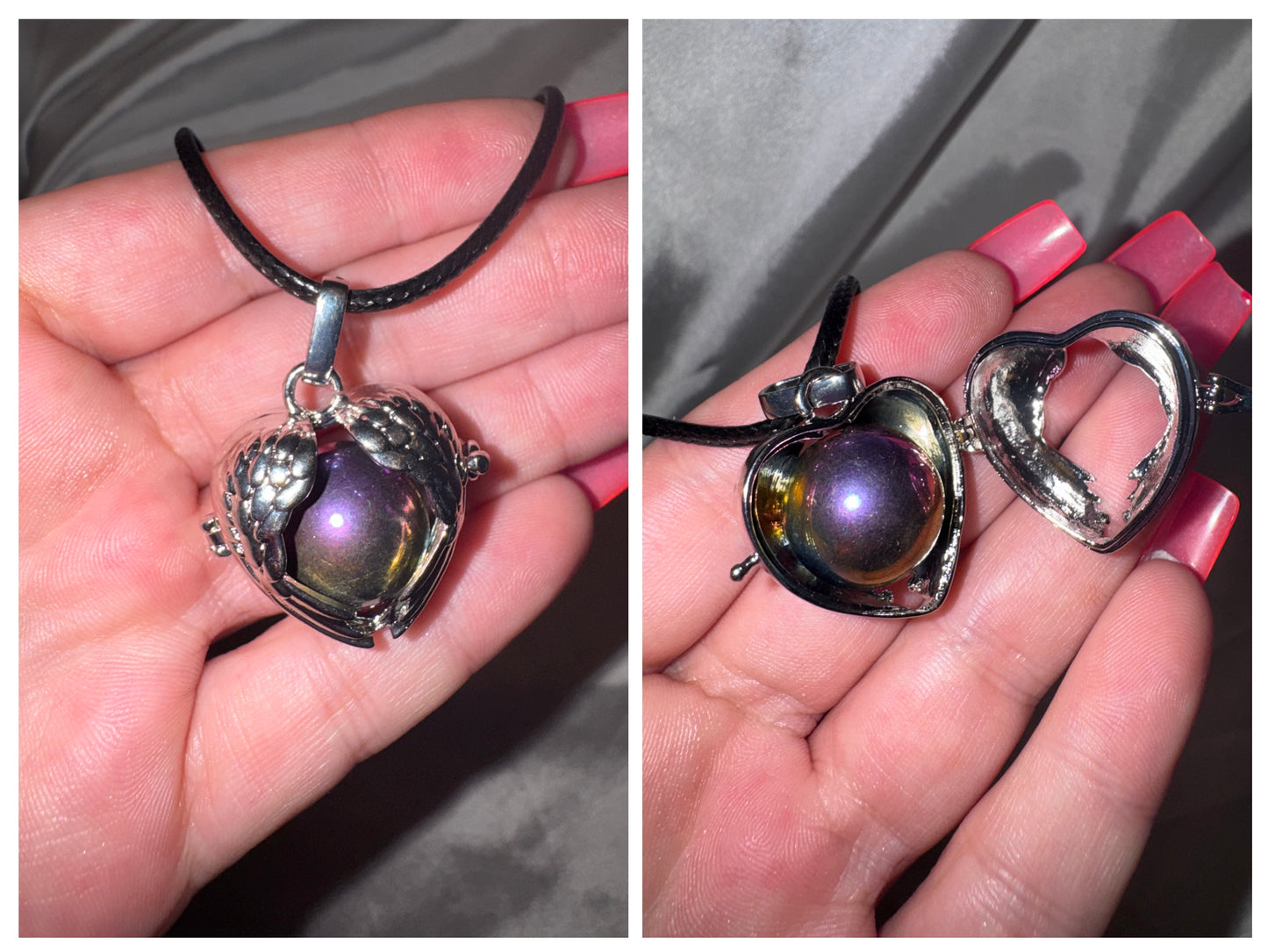 Angel Sphere Cage Necklace