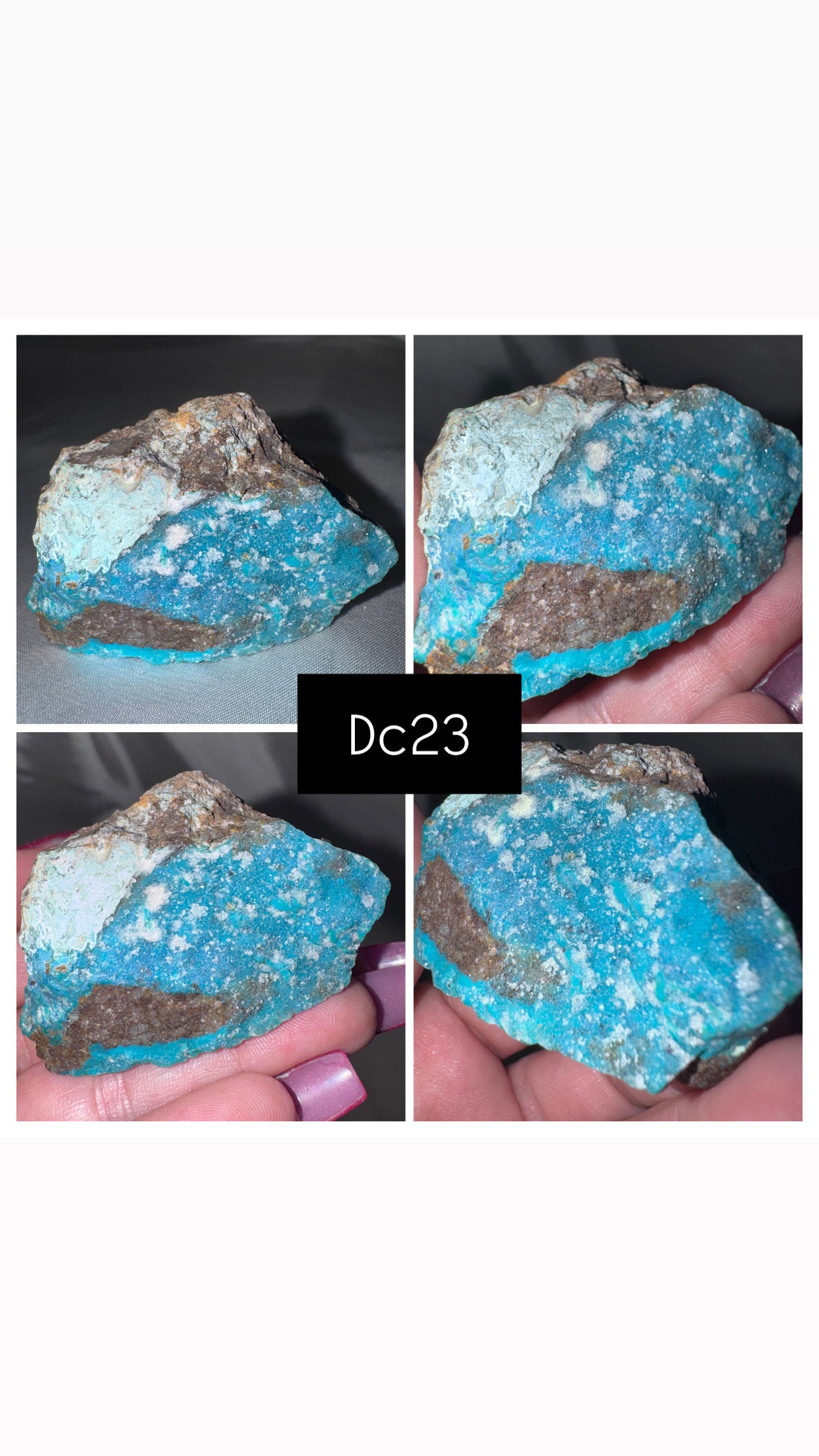 Blue Chrysocolla Specimen