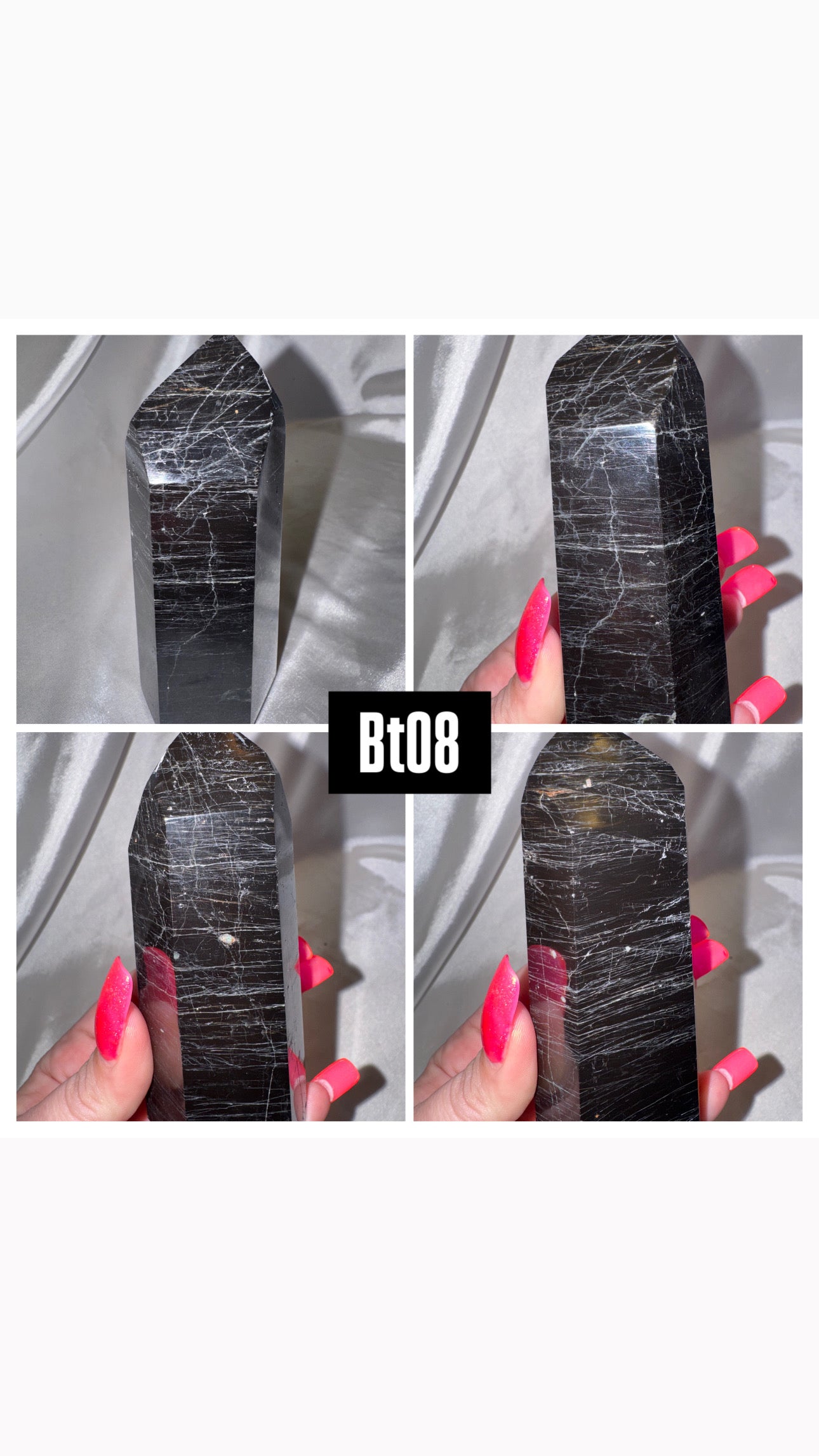 Black Tourmaline Large Tower