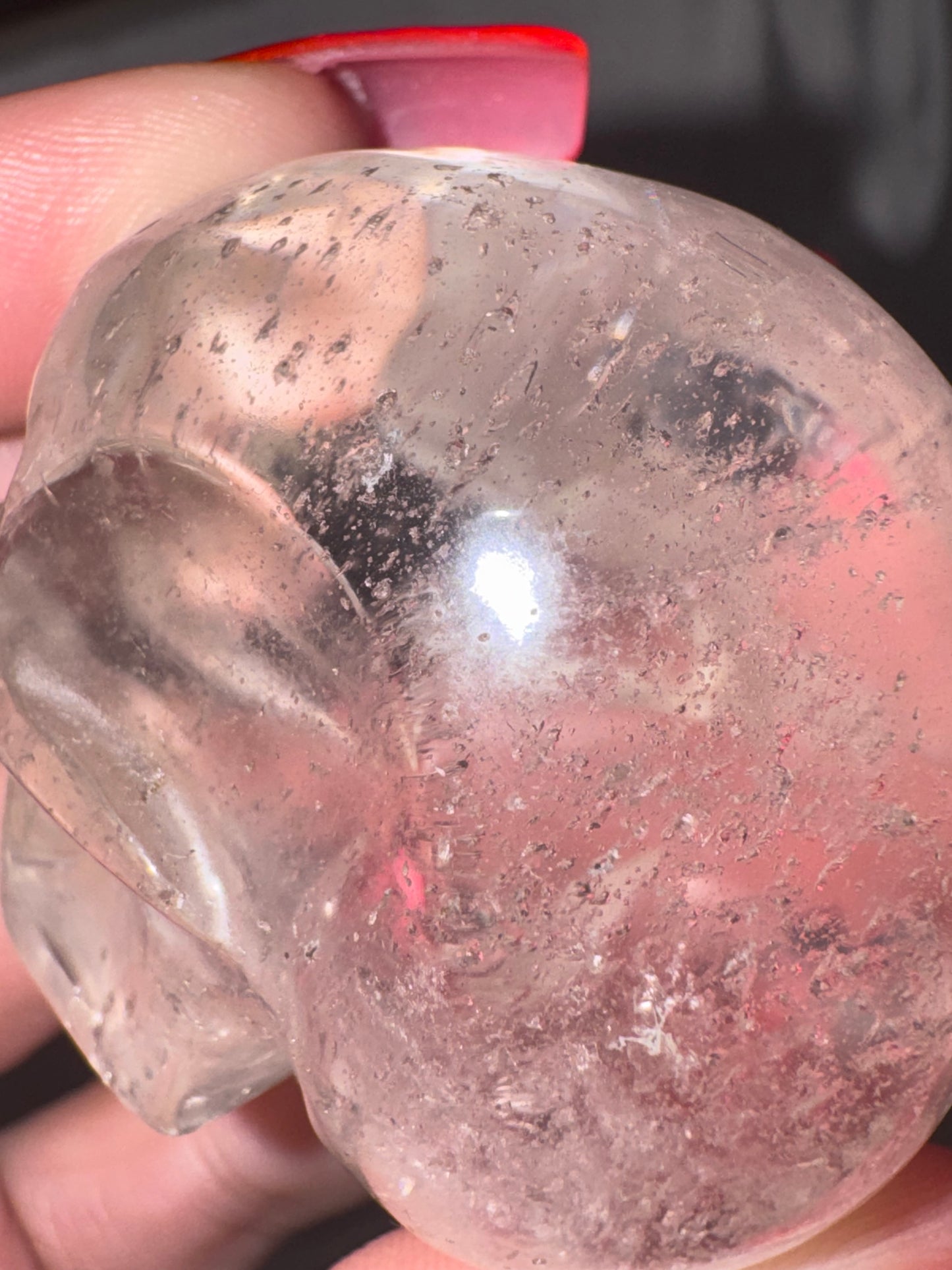 Lemurian Rare Enhydro Skull