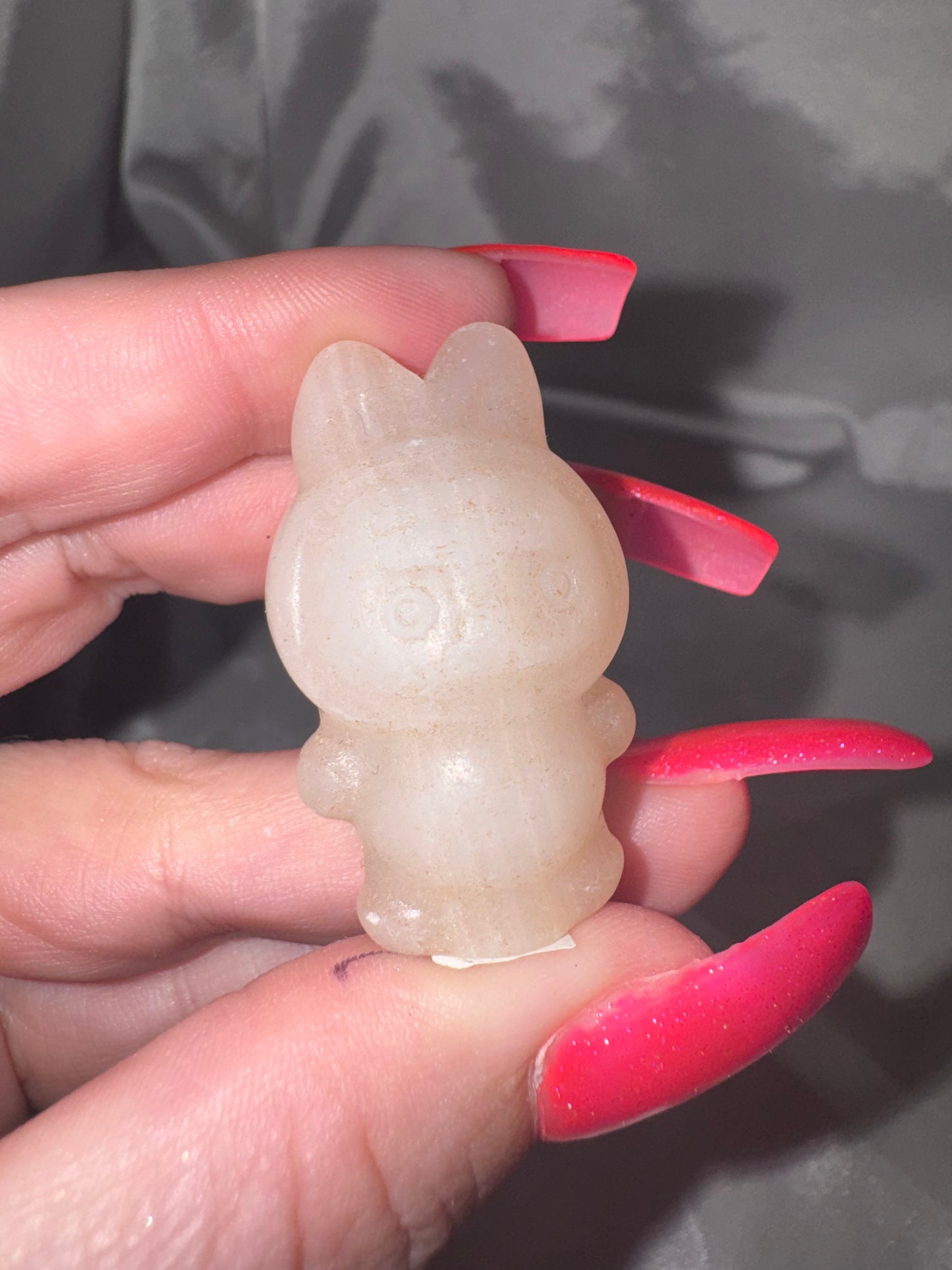 Crystal Labubu Small Carving