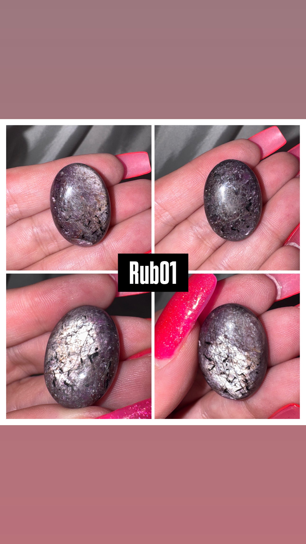 Ruby AAA Palmstone